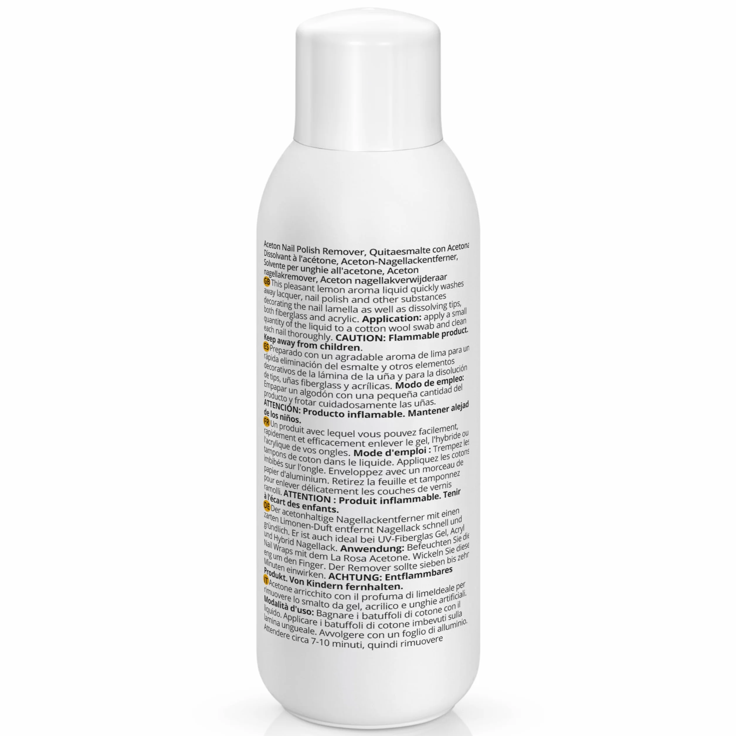 LaRosa ACETON KOSMETYCZNY 500ml zmywacz do paznokci hybrydowych