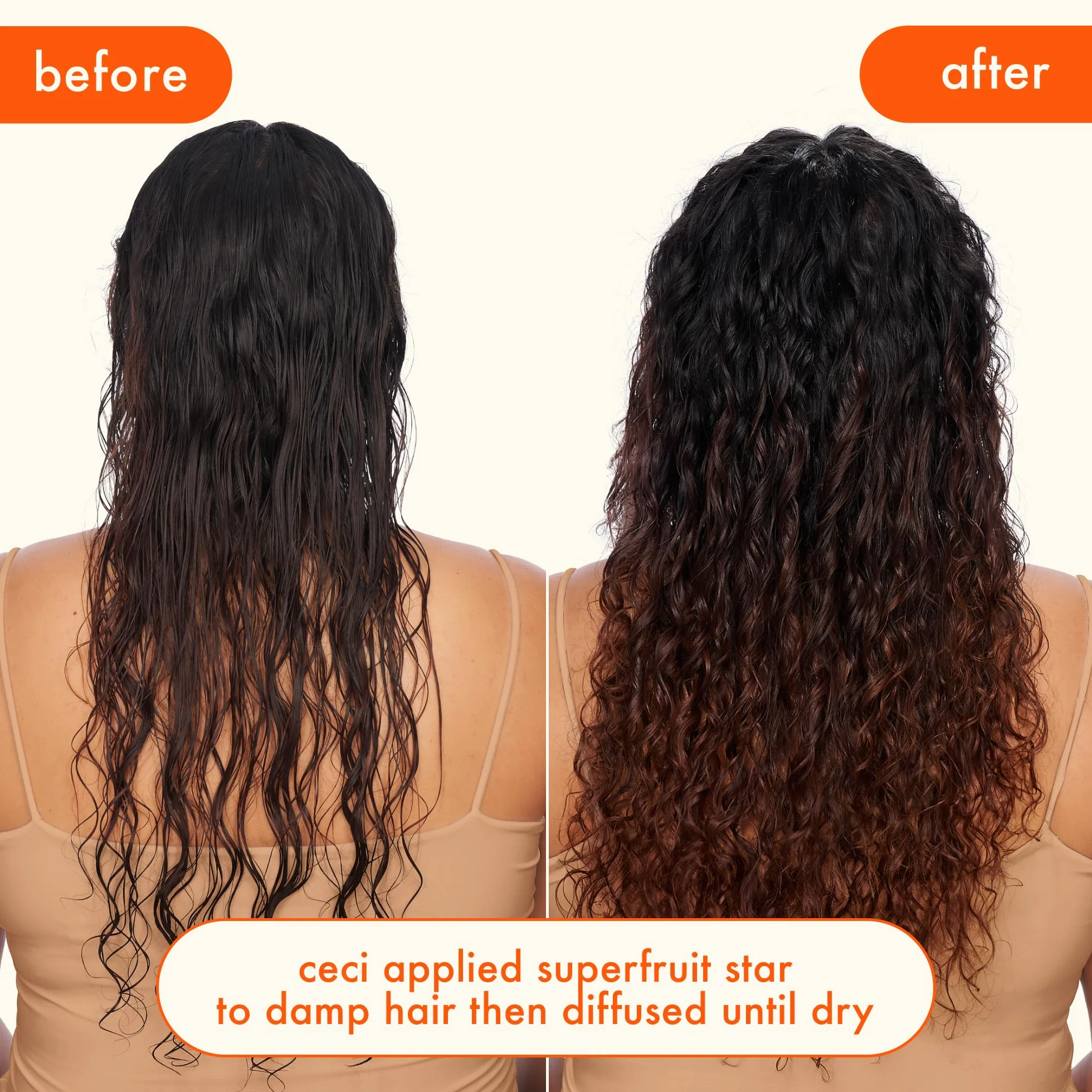 amika Superfruit Star Lightweight Hair Styling + Heat Defense Oil 100 ml | Lekki olejek do włosów i olejek do stylizacji dla połysku i zapobiegający puszeniu się | olej chroniący przed wysoką