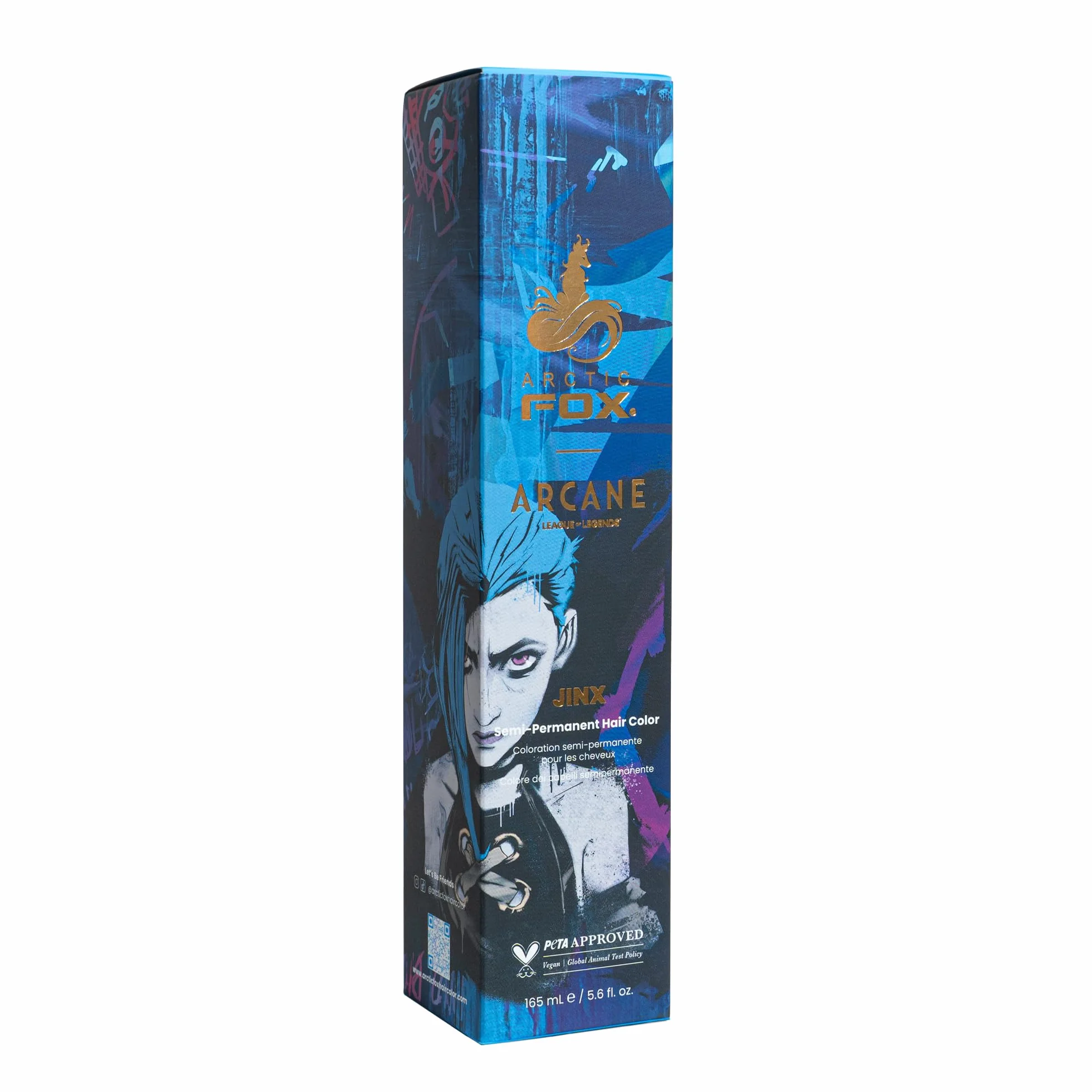 Arctic Fox x Arcane League of Legends Wegańska i wolna od okrucieństwa półtrwała farba do włosów - Jinx 165 ml