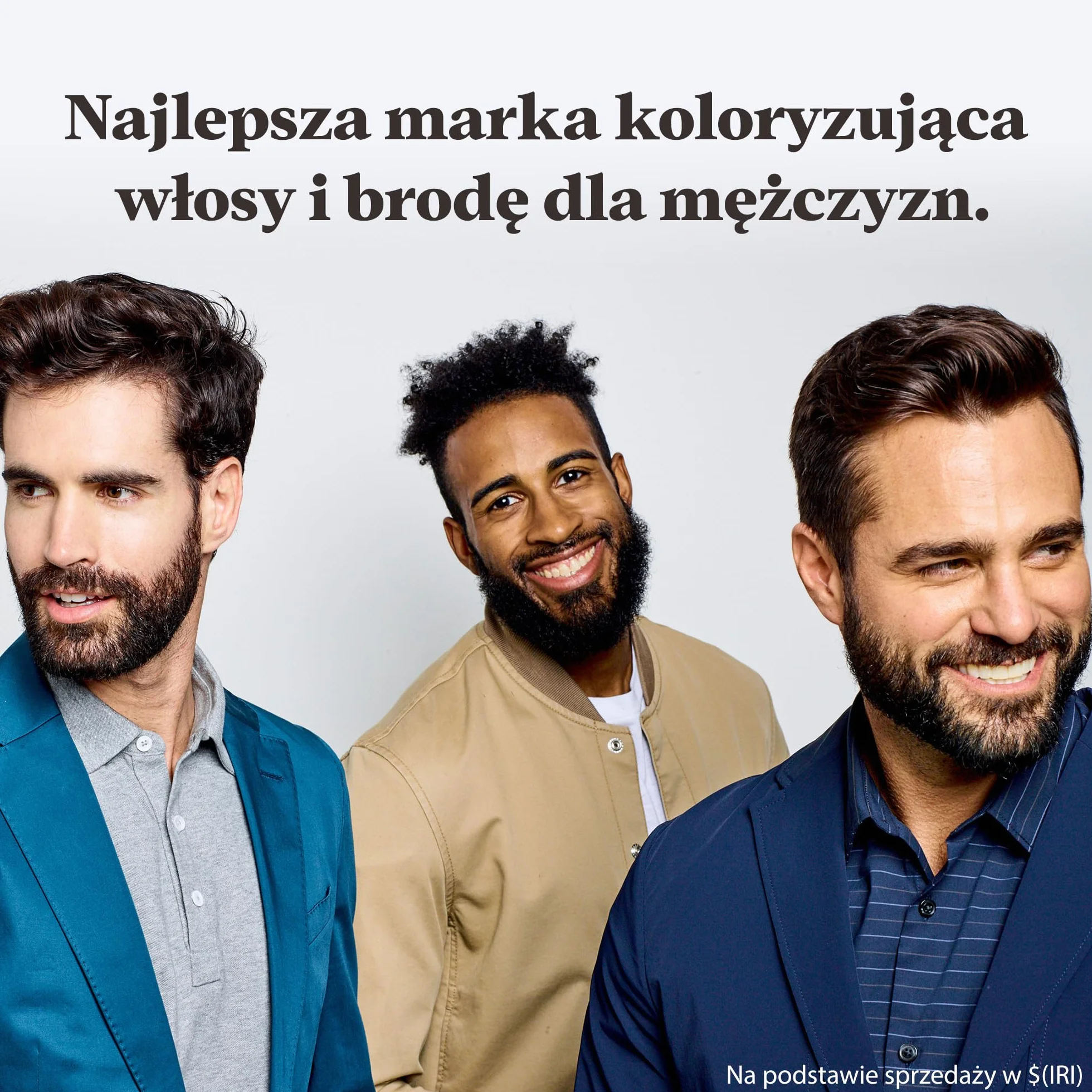 Just For Men Farba do Brody i Wąsów w Kolorze Średniobrązowym, Eliminuje Siwe Włosy i Zapewnia Grubszy i Pełniejszy Wygląd, M35