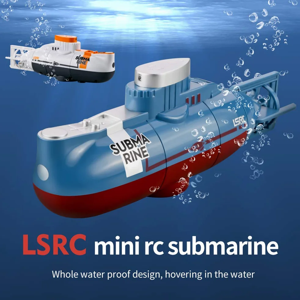 Mini RC podwodna zabawka wojskowa zdalnie sterowana łodzią dla dzieci, chłopców, 60-70 cm