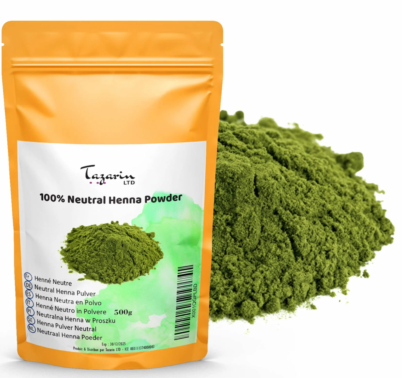 Cassia Obovata neutralny proszek henny 500 g do oczyszczania włosów 100% naturalny