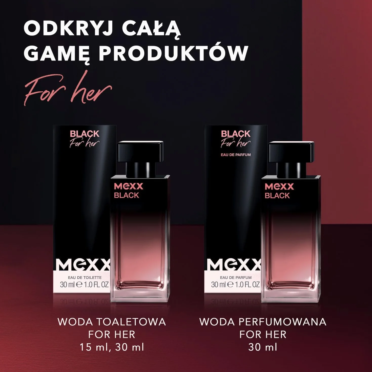Mexx Black Woda Toaletowa dla Kobiet, o Kwiatowo-Owocowym Zapachu, 30 ml