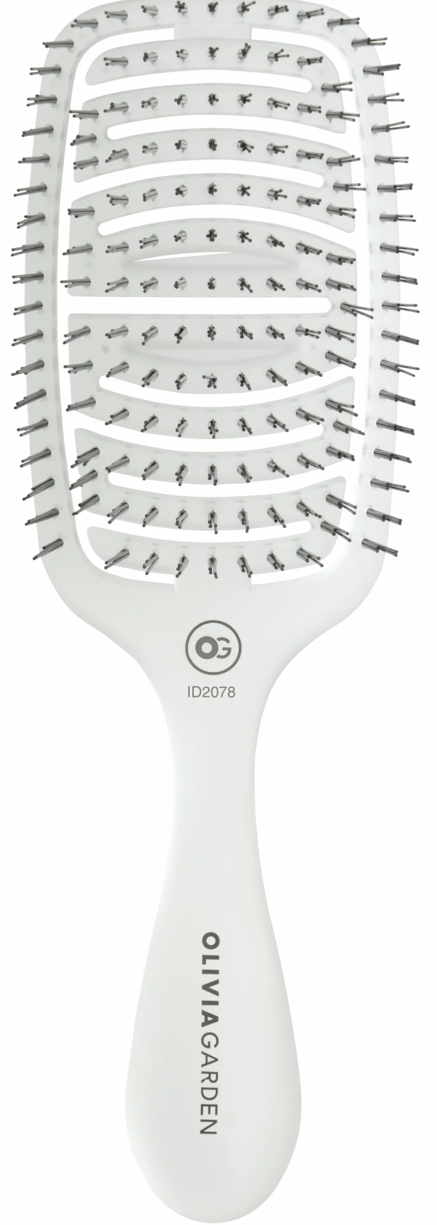 Olivia Garden Essential Care Flex Fine Hair Bristles Ice White Szczotka do rozczesywania włosów cienkich