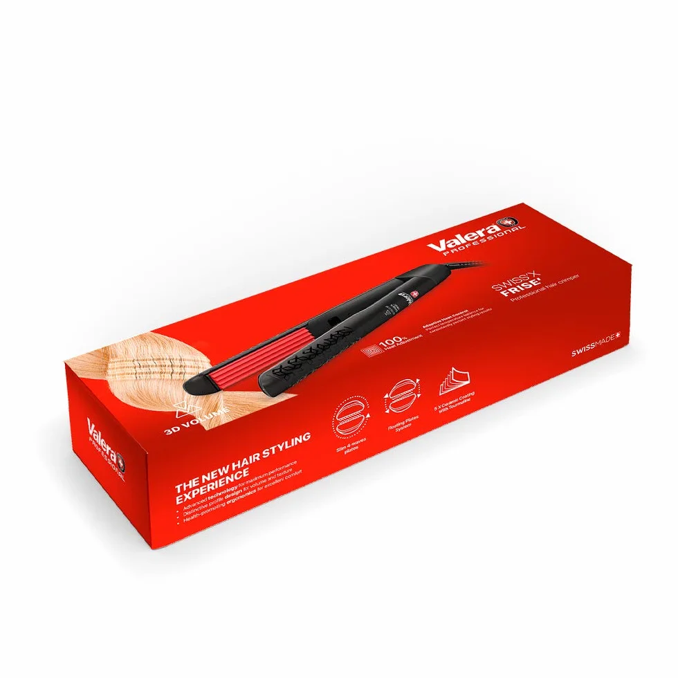 Valera Swiss’X Frisè Professional karbownica do włosów, Czarna