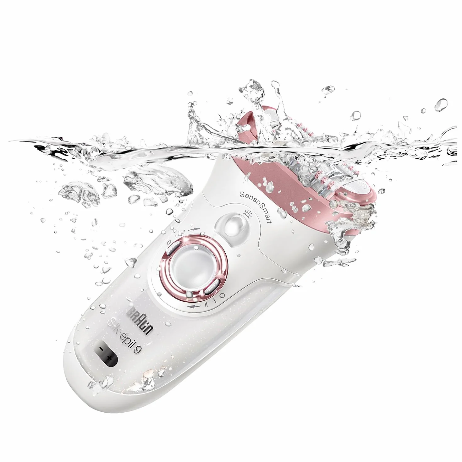 Braun Silk-Épil 9 9-720 4210201285267 Depilator, Różowe Złoto/Biały, 6 Elementów