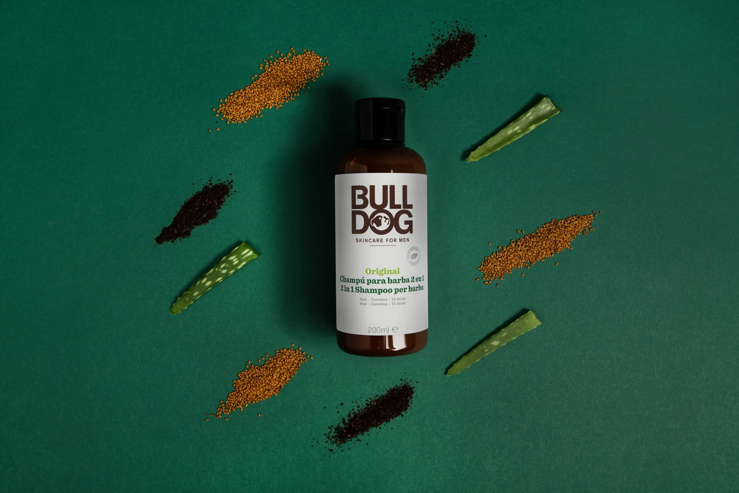BULLDOG - Zestaw 3 szamponów i odżywek do brody, 3 x 200 ml