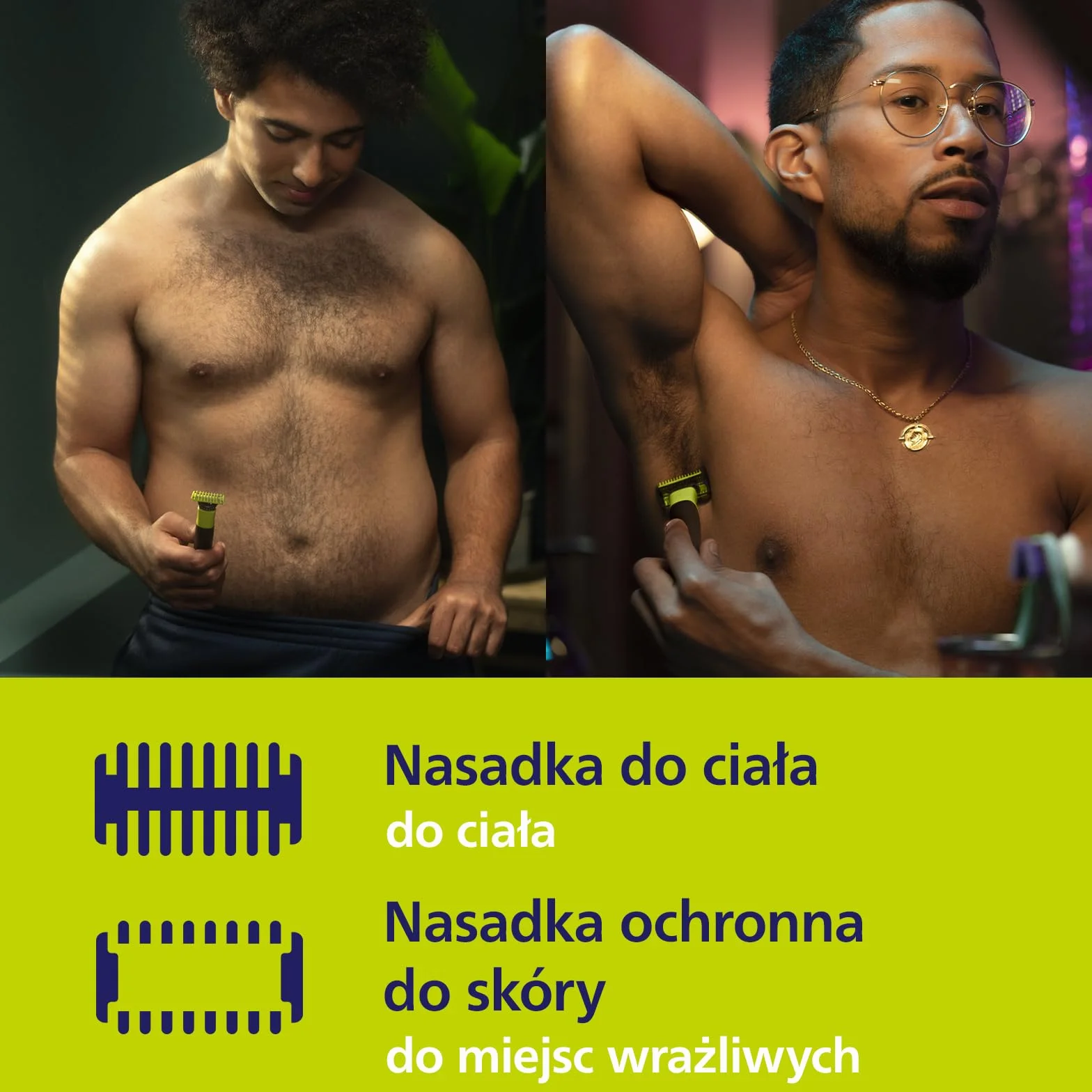 Philips OneBlade 360 Autentyczny Połączony Elektryczna golarka do twarzy i ciała, trymer do brody i groomer, 360 i oryginalne ostrzy, regulowany grzebień 5w1, zestaw do ciała, etui podróżne, QP4631/65