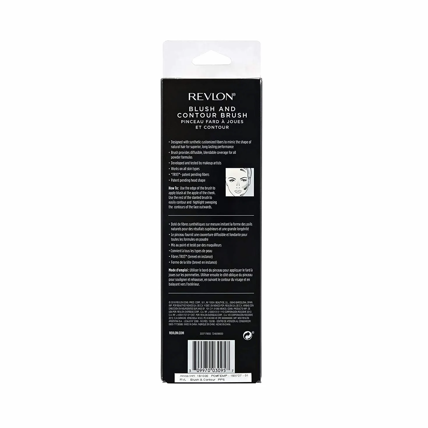 Revlon Pędzel do różu i konturów.