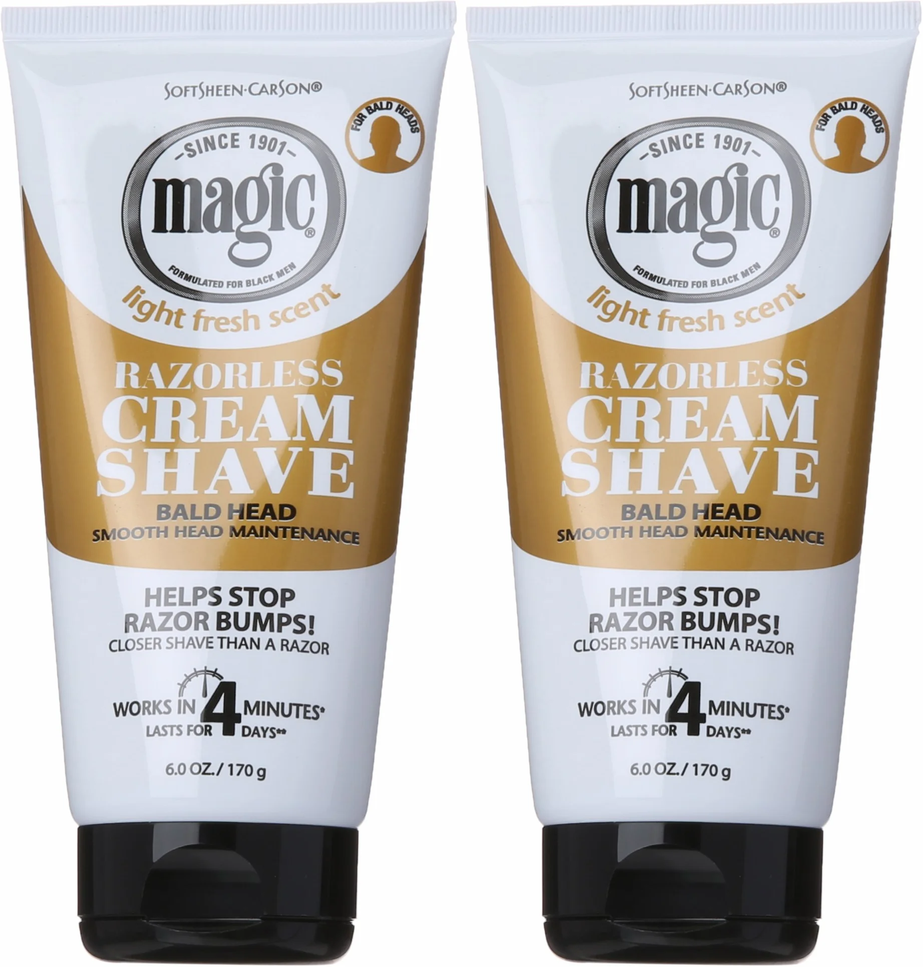 Magic Krem do golenia bez brzytwy świeży i lekki zapach, tubka 170 ml