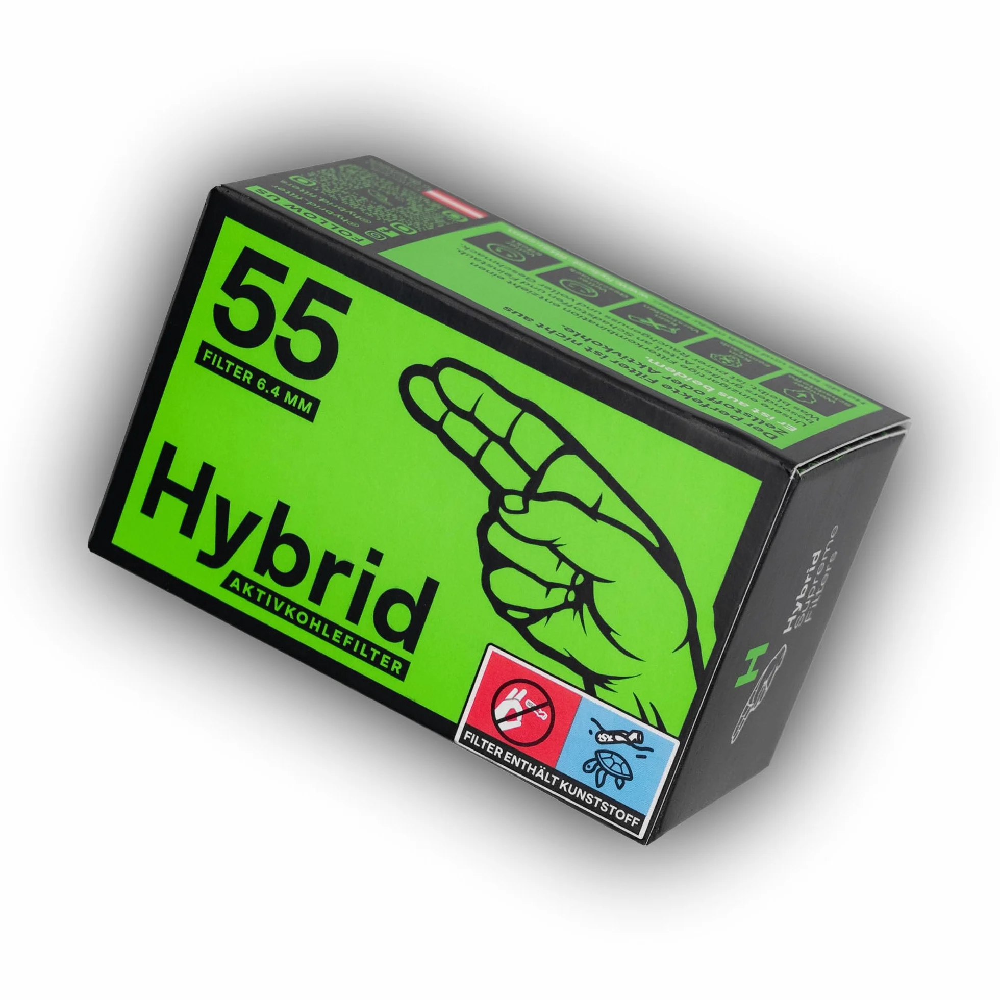 Hybrid Hybrid Supreme filtr celulozowy/węgiel aktywny Ø 6,4 mm