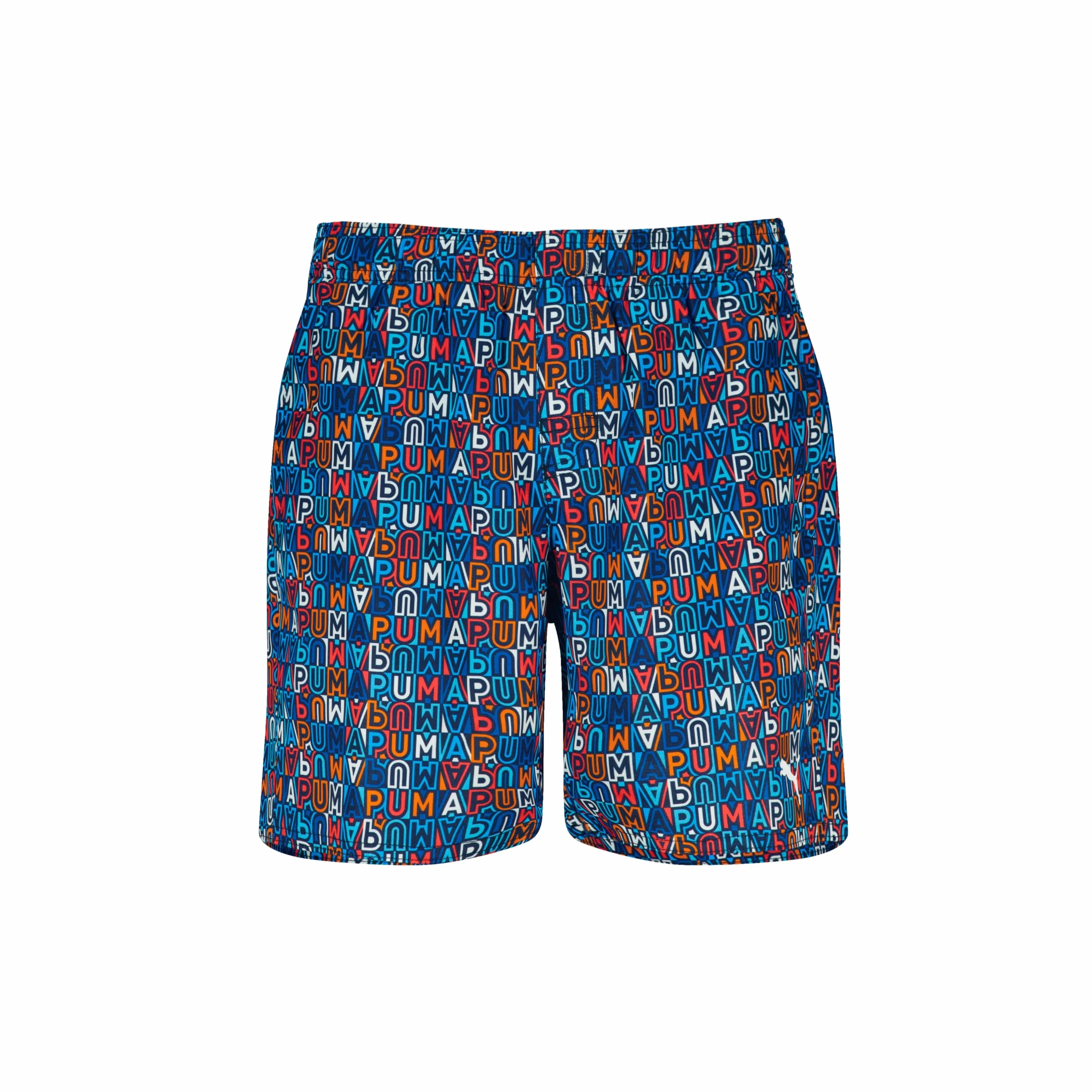 PUMA Swim Boys szorty z nadrukiem MID, 1 szt, wielokolorowy, 116