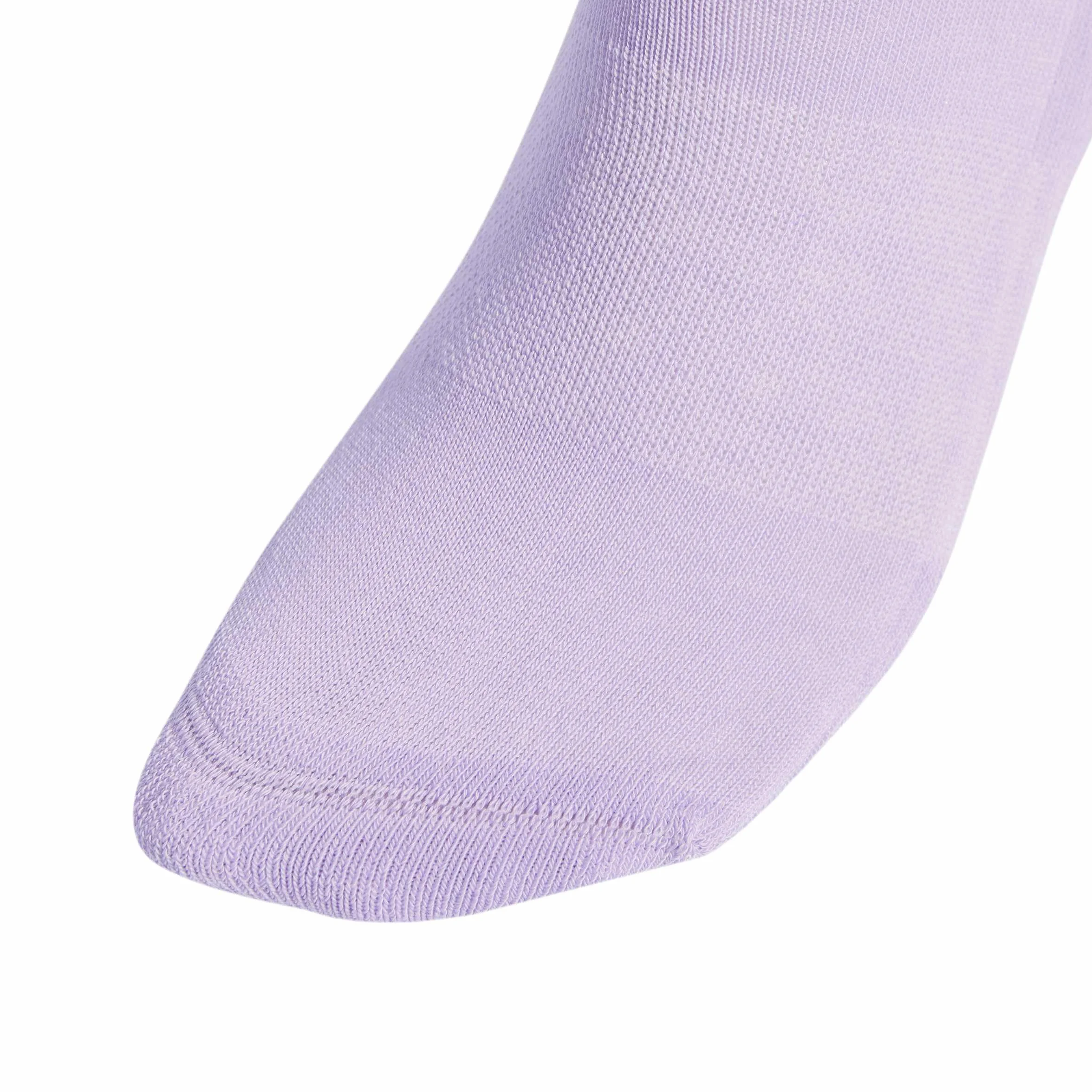 adidas Uniseks 3-Stripes Cushioned Crew Socks 3 Pairs, Powder Plum/White/Halo Mint, 6.5-8