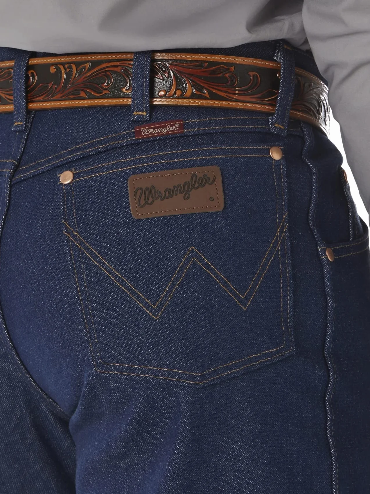 Wrangler Męskie dżinsy kowbojskie o luźnym kroju
