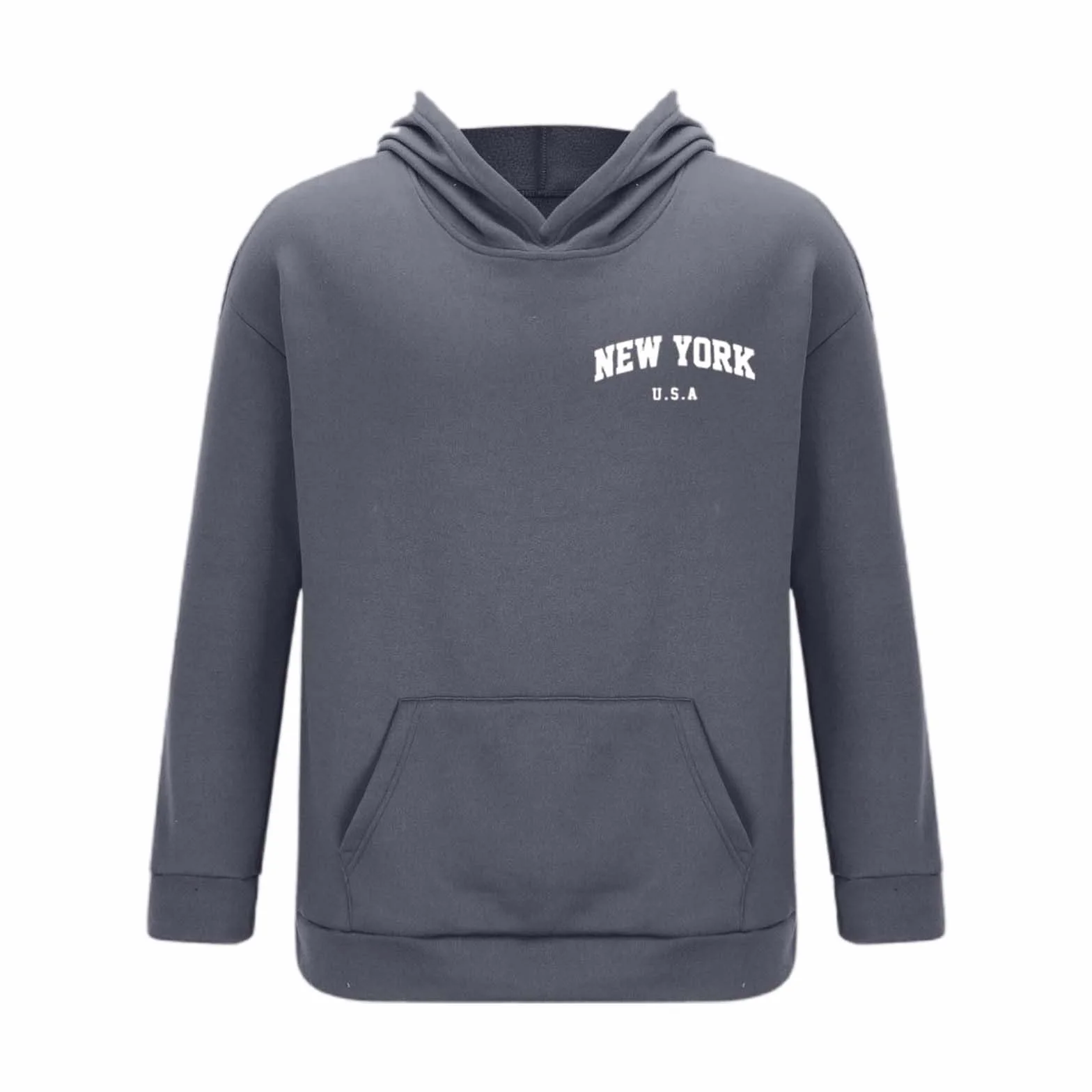 Generisch Męski dres do joggingu, zestaw New York Logo dres treningowy bluza z kapturem i spodnie do biegania, Y2K, długi rękaw, dres sportowy z kieszeniami, wygodny zestaw do joggingu, wygodny strój