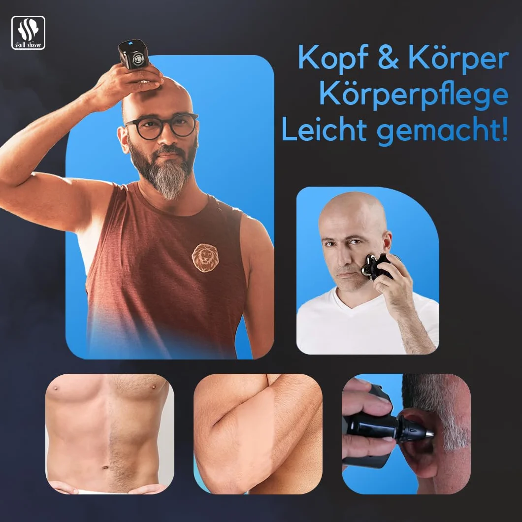 Skull Shaver Palm Elektryczna Maszynka do Włosów i Twarzy (Wtyczka UE)