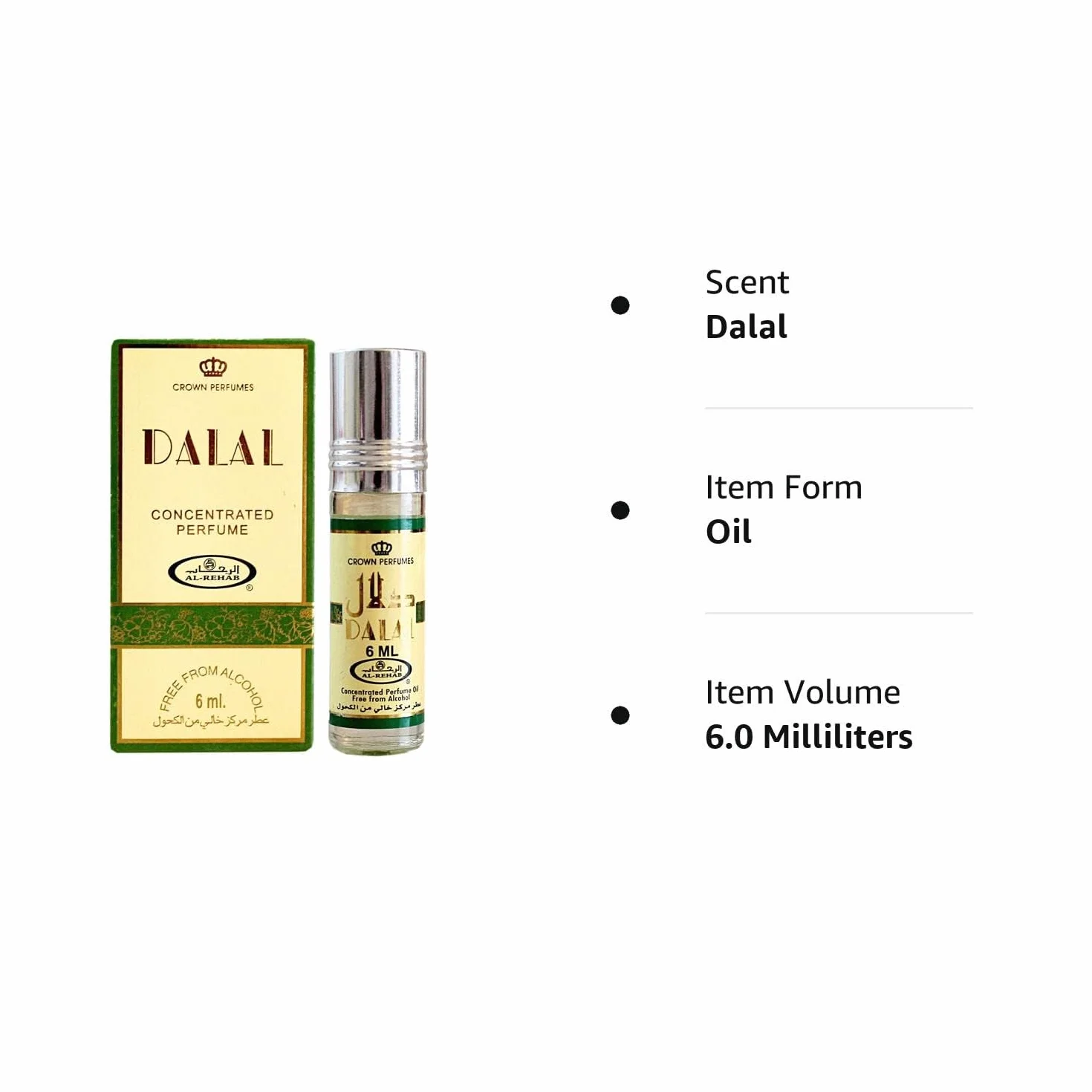 Dalal Perfume Oil – 6 ml by Al Rehab