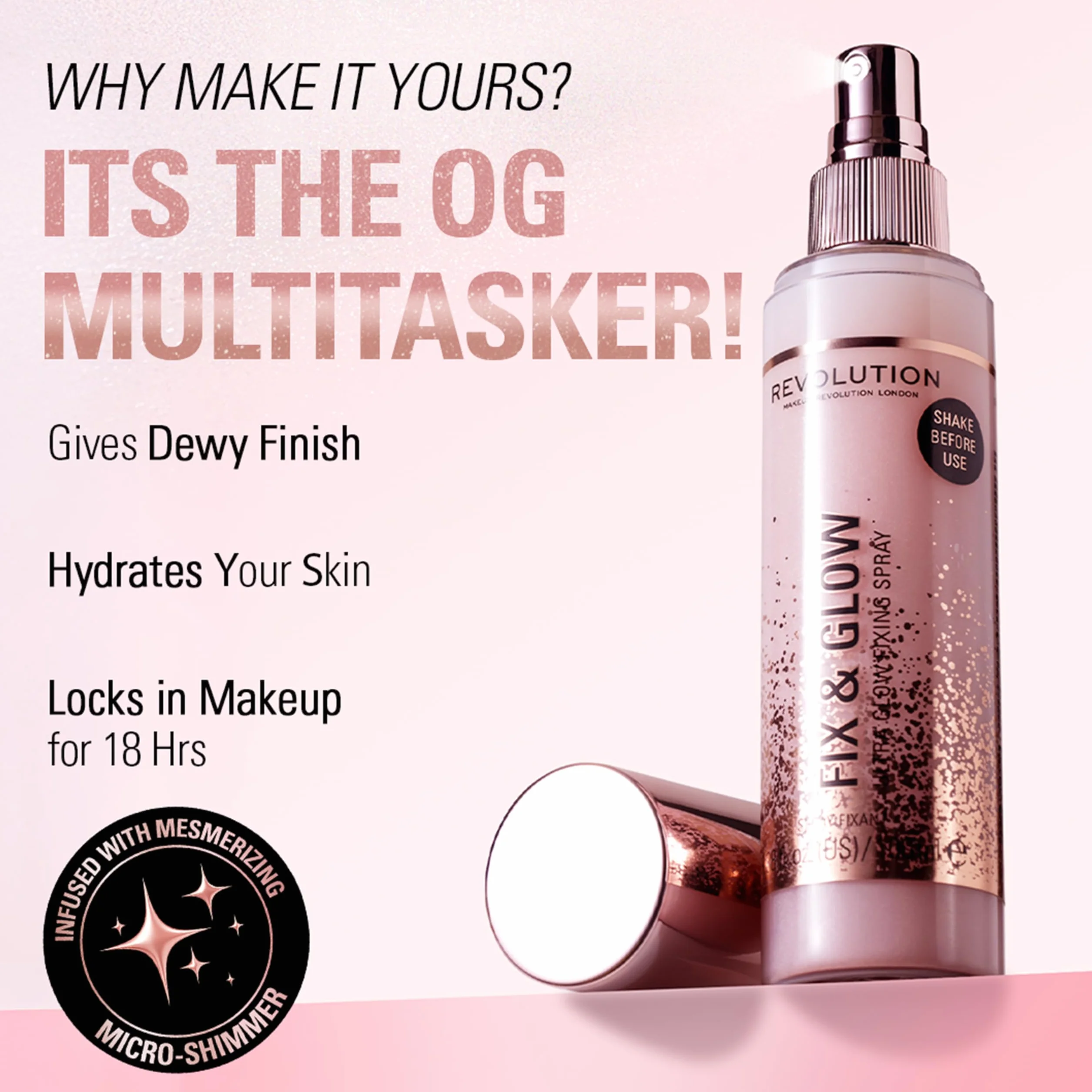 Makeup Revolution Conceal & Define Infinte Spray utrwalający 100 ml