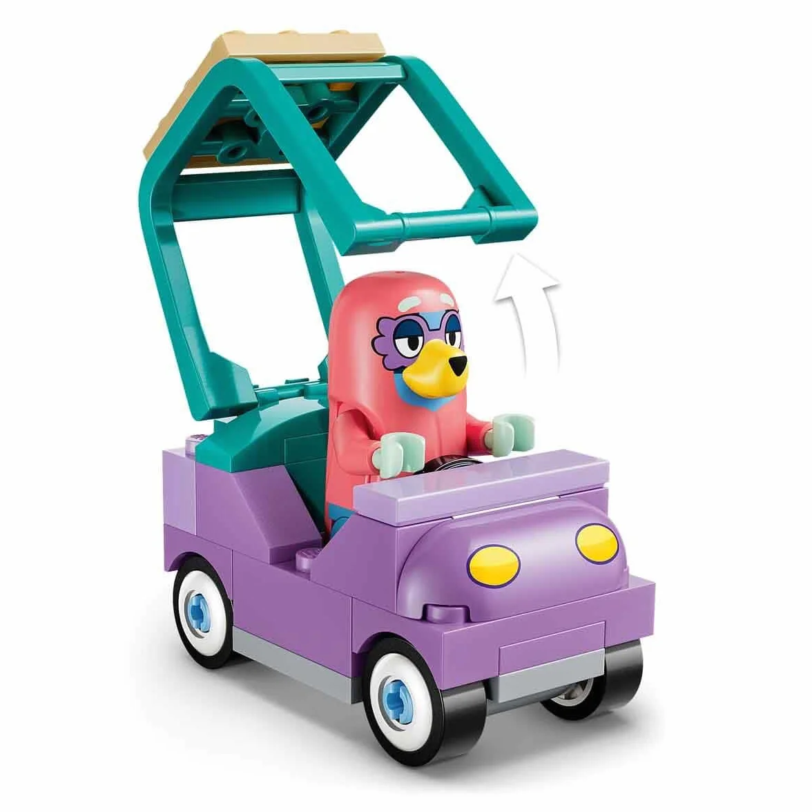 LEGO Blue Babunie z Bingo i Blue, zabawka konstrukcyjna dla dzieci, zestaw z samochodem, ogrodem i postaciami z serialu, pomysł na prezent dla chłopca i dziewczynki od 4 lat 11216