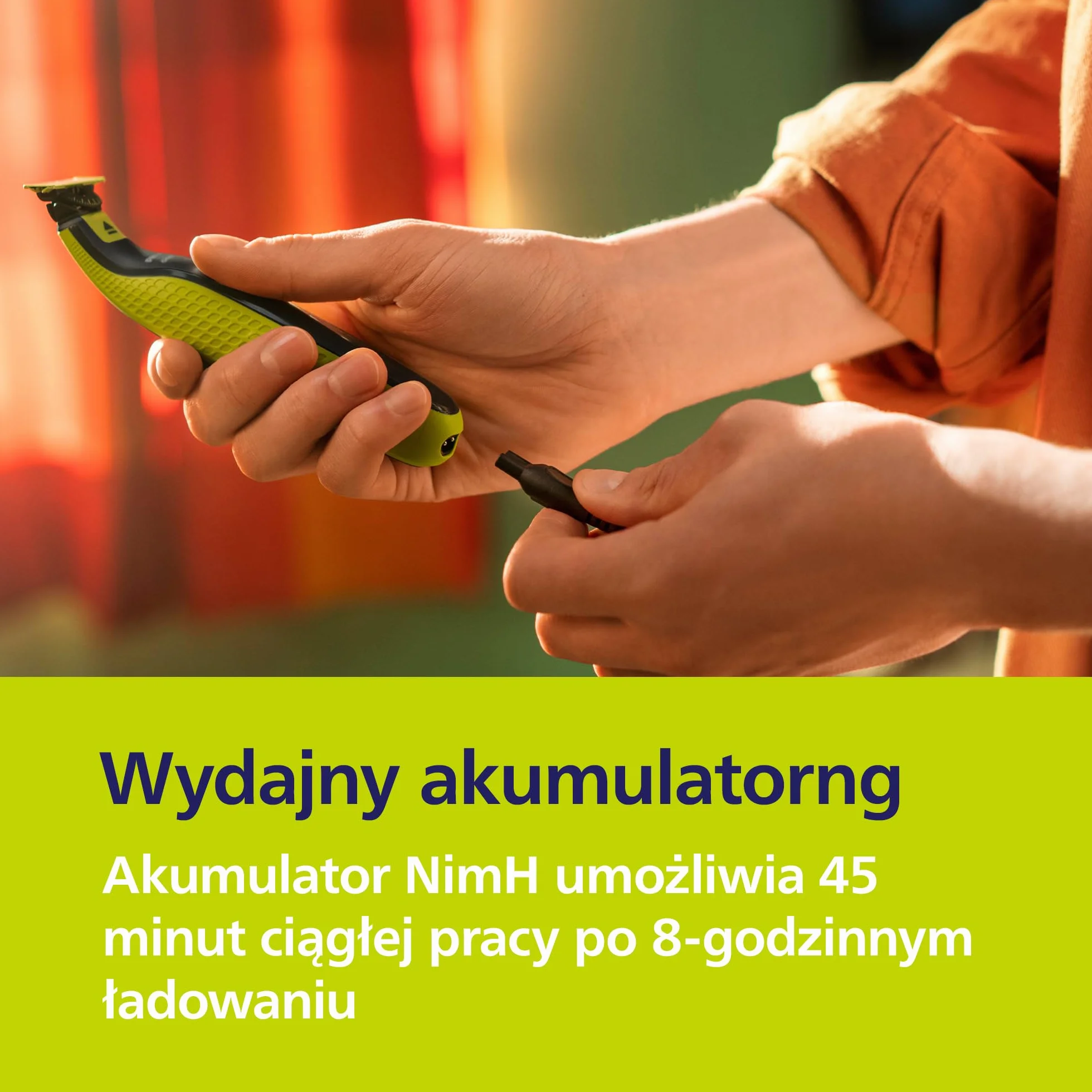 Philips OneBlade 360 Autentyczny Elektryczny trymer i golarka do zarostu, 2x 360 ostrzy, 3x grzebień 1-5 mm, QP2724/31