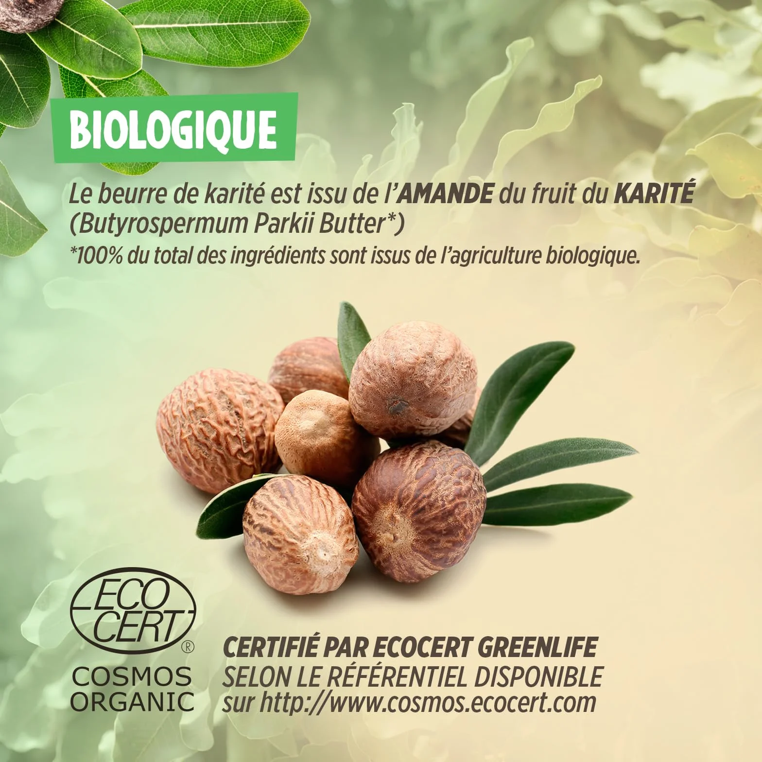 Organiczne masło shea AB 400 g - 100% roślinne
