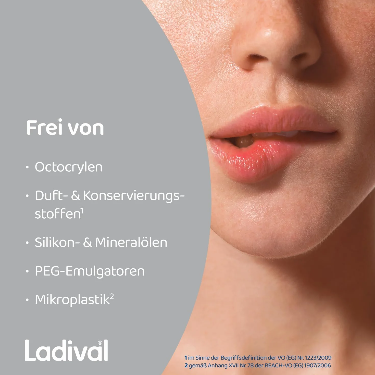 Ladival krem przeciwsłoneczny do ust LSF 50+ ochrona UVA UVB wodoodporny 4,8 g