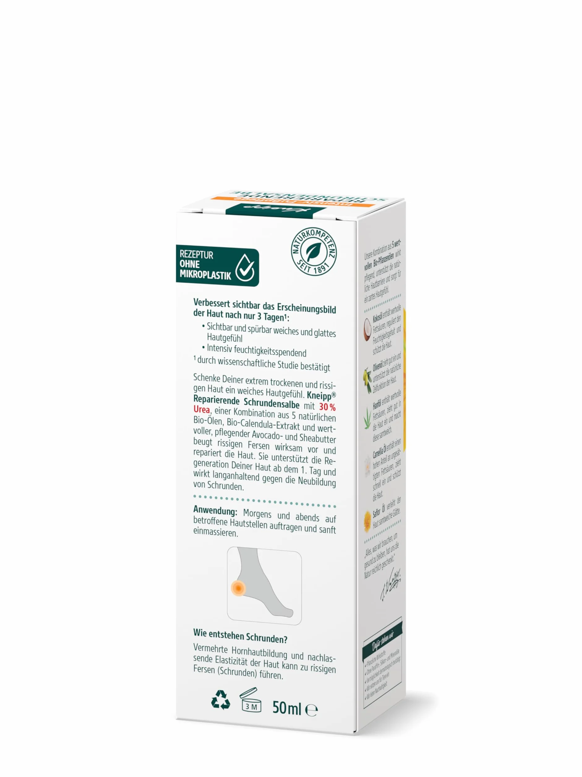 Kneipp Maść regenerująca z 30% mocznikiem do stóp 50 ml