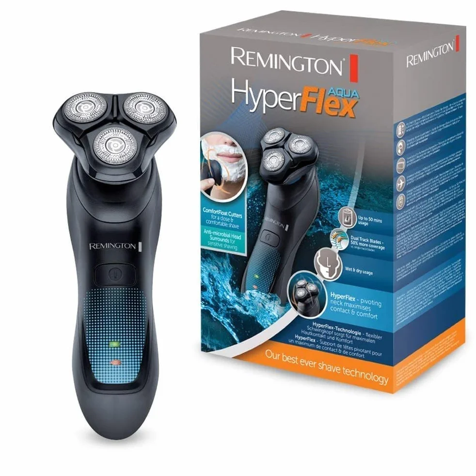 Remington HyperFlex Aqua XR1430 golarka elektryczna rotacyjna bezprzewodowa golenie na sucho i mokro