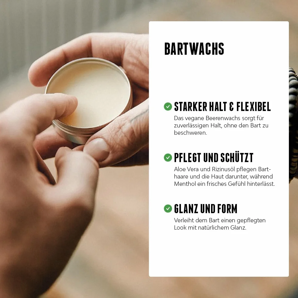 Brooklyn Soap Company · Ultimate Beard Box · Zestaw do pielęgnacji brody wraz z olejkiem do brody, szamponem do brody, szczotką do brody, woskiem do brody i kremem do brody · pomysł na prezent dla