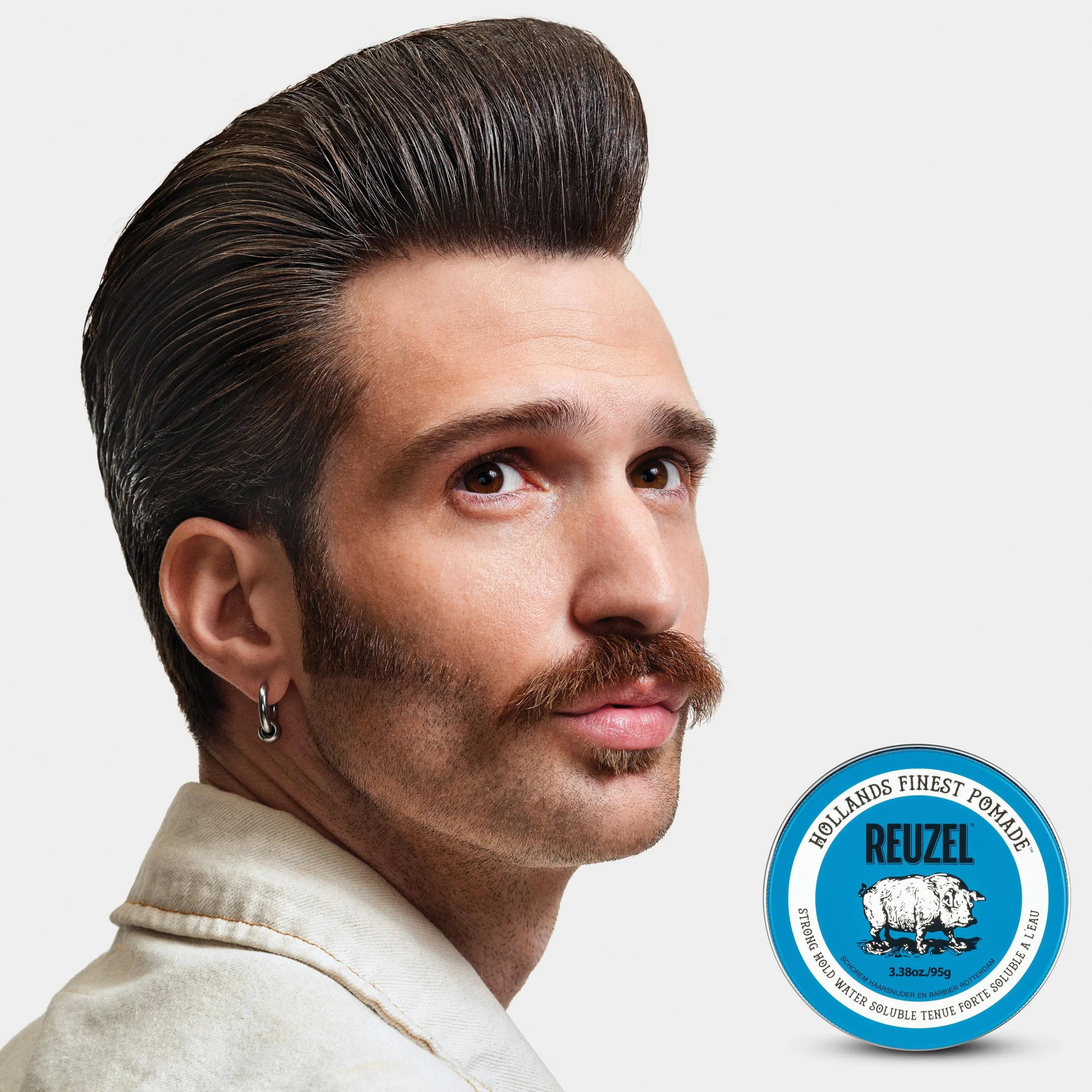 Reuzel Blue Strong Hold Pomade woda rozpuszczalna 95 g + 35 g gratis