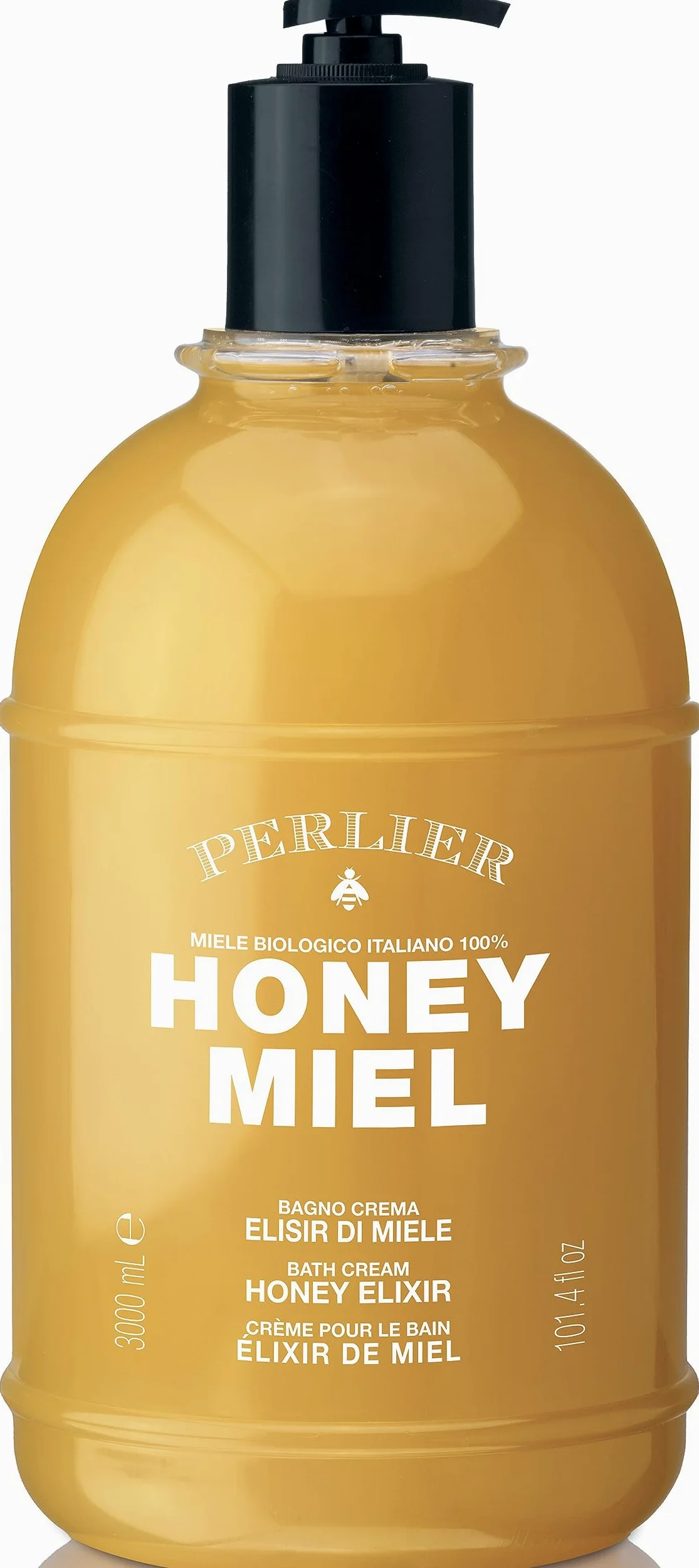 Perlier Honey Miel Bath Cream Miele 3000 ml z dozownikiem - włoski miód organiczny 100%