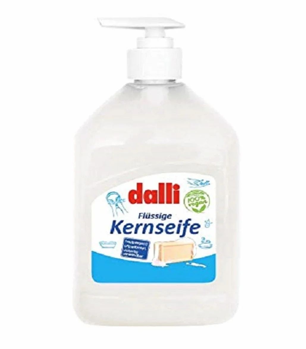 Dalli Mydło w płynie, 500 ml, bezperfumowe, pielęgnujące skórę, uniwersalne (1 opakowanie)