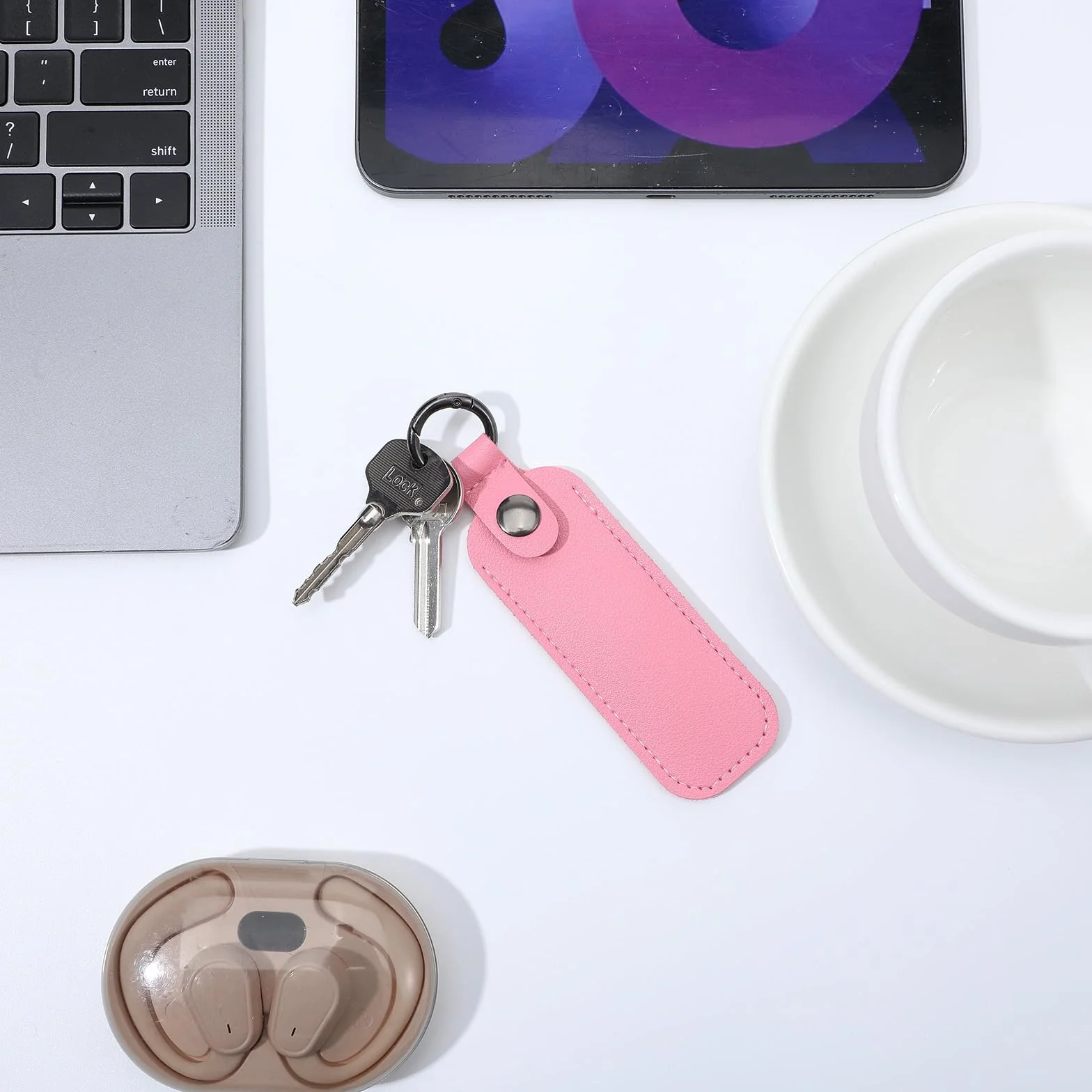 6 sztuk etui na pendrive USB, uchwyty na USB z brelokiem do kluczy, przenośne skórzane etui ochronne na pendrive USB, etui na pendrive dla studentów, nauczycieli, pracowników biurowych