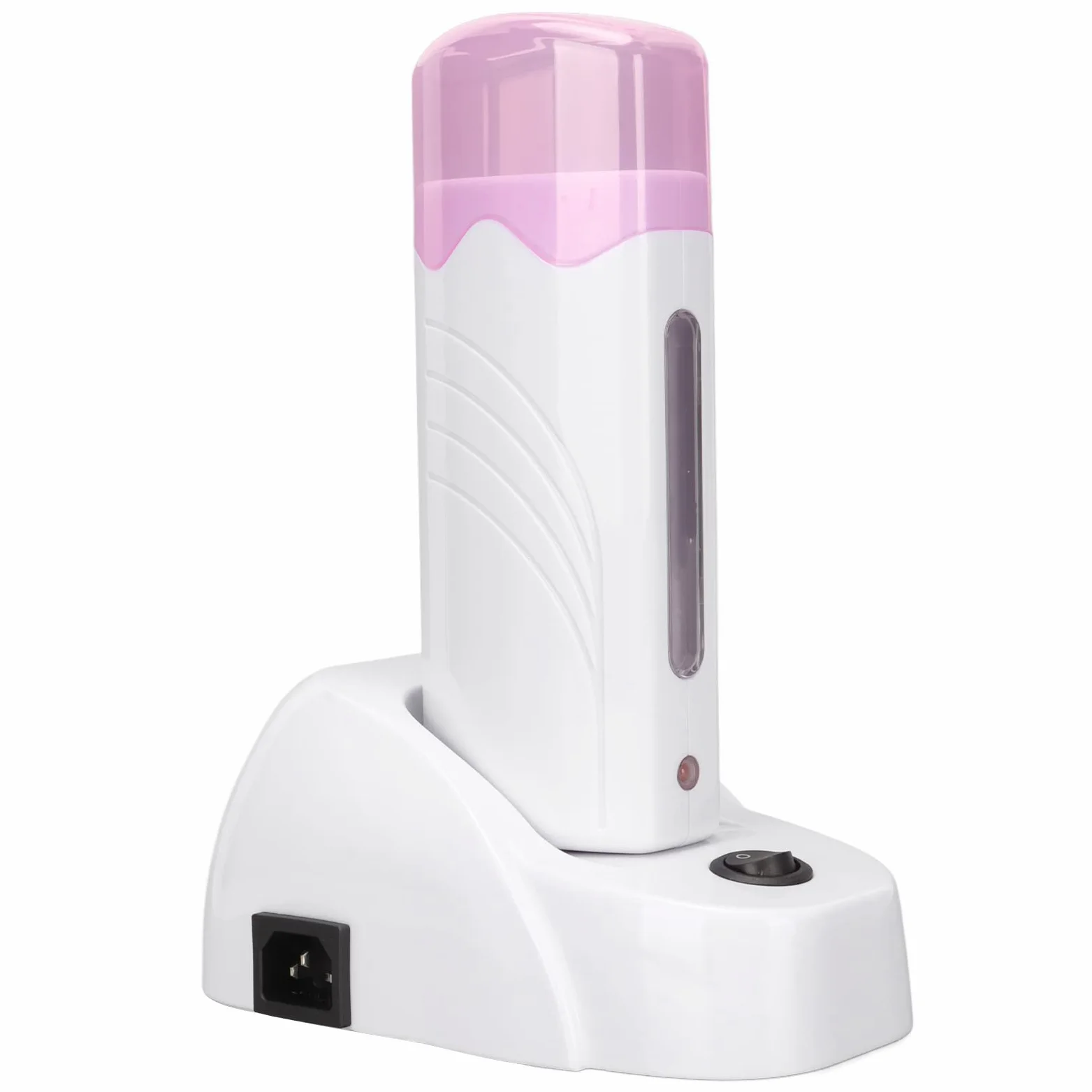 Roll On Wax Warmer Maszyna do Podgrzewania Wosku, PrzenośNe UrząDzenie do Depilacji Woskiem z Rolką do Depilacji z Podstawą Grzejną