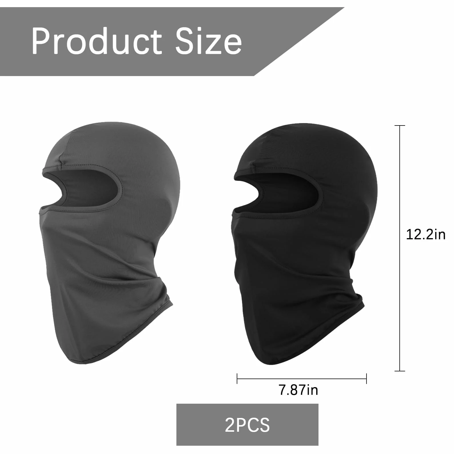 Kominiarka dziecięca, kominiarka dziecięca, kominiarka dla dzieci, kominiarka sztormowa, czarna, czapka rowerowa pod kask, Cool Balaclava, wiatroszczelna, dla chłopców i dziewczynek (czarna