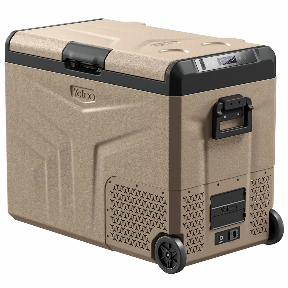 Yolco TCX60 SAND, przenośna lodówka z kompresorem, piasek