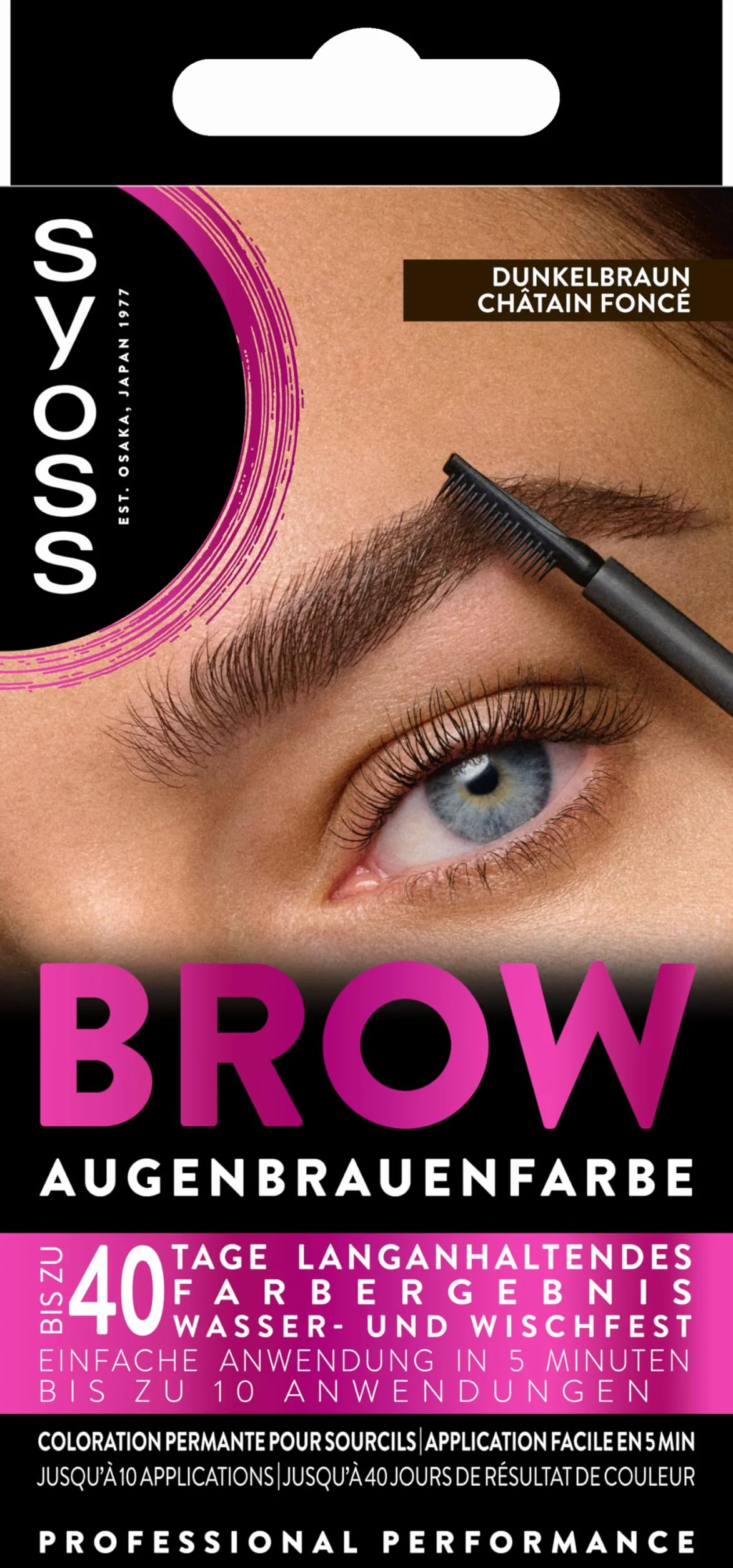 Syoss Farba do Brwi Ciemnobrązowy 17 ml