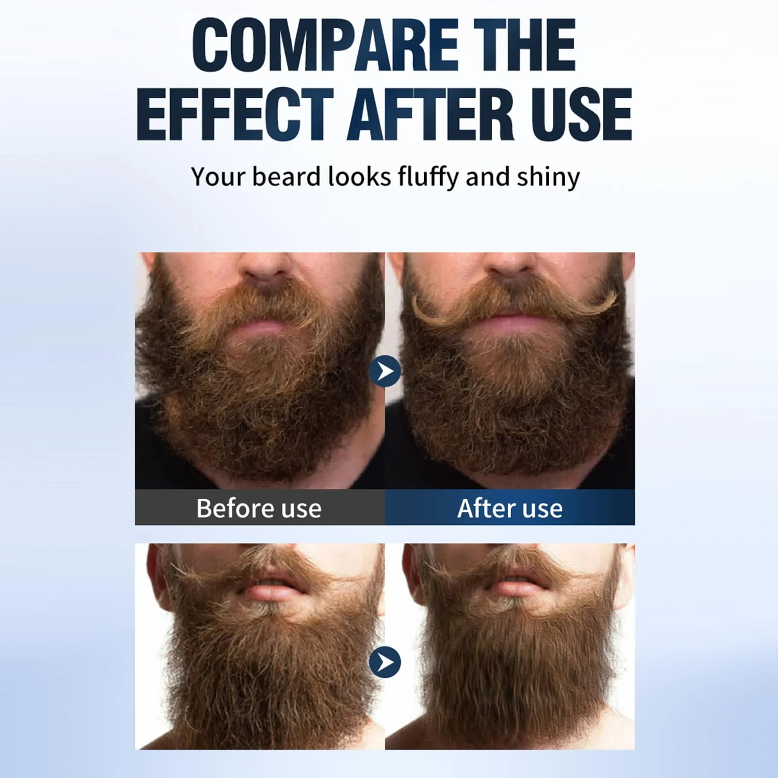 Beard odżywka do brody z olejkiem arganowym, naturalna odżywka do brody, do miękkiej, zadbanej brody, pielęgnuje suche włosy, wegańska, wzmacnia brodę i redukuje rozdwajanie końcówek