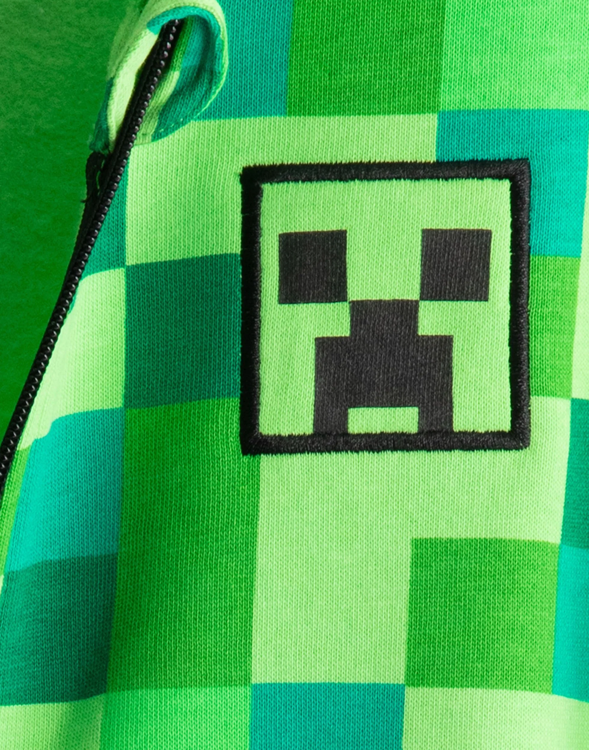 Minecraft bluzy chłopców dzieci zamek błyskawiczny z kapturem