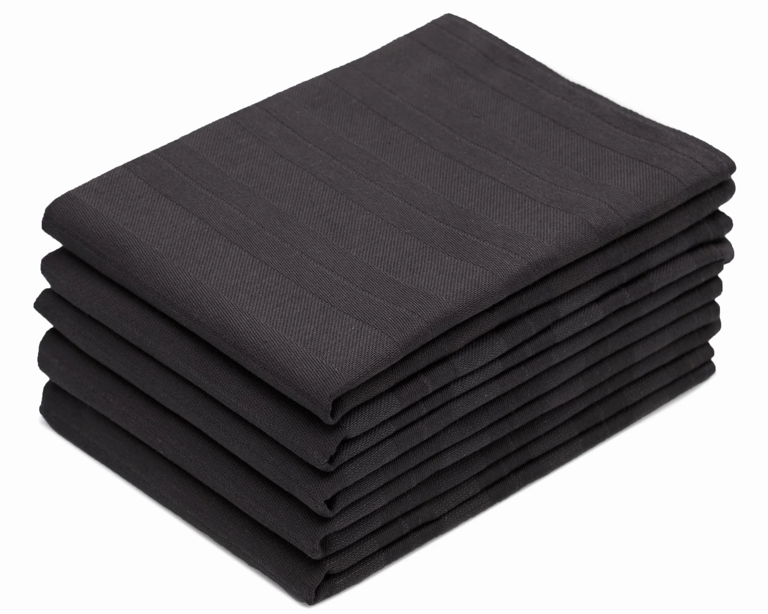 ZOLLNER Zestaw 5 ścierek do naczyń – bawełna o wymiarach 50 x 70 cm – chłonne i wytrzymałe ręczniki kuchenne – nadają się do prania w temperaturze do 60°C – w kolorze grafitowym – jakość