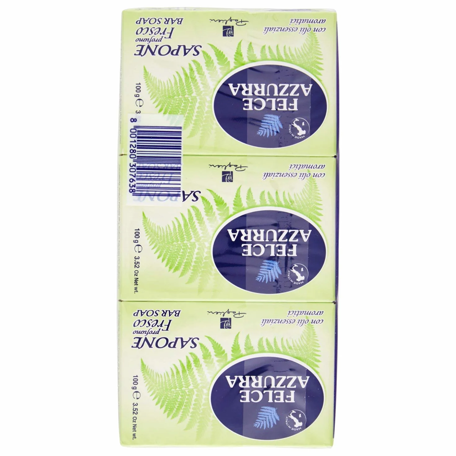 Farce Azzurra mydło o świeżym zapachu, 3 x 100 g, 300 g