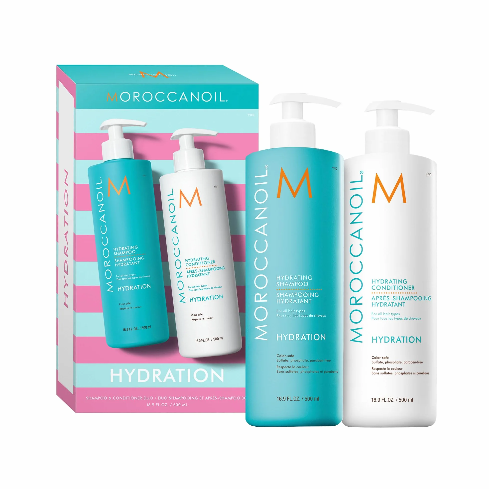 Moroccanoil szampon i odżywka do włosów, 500 ml