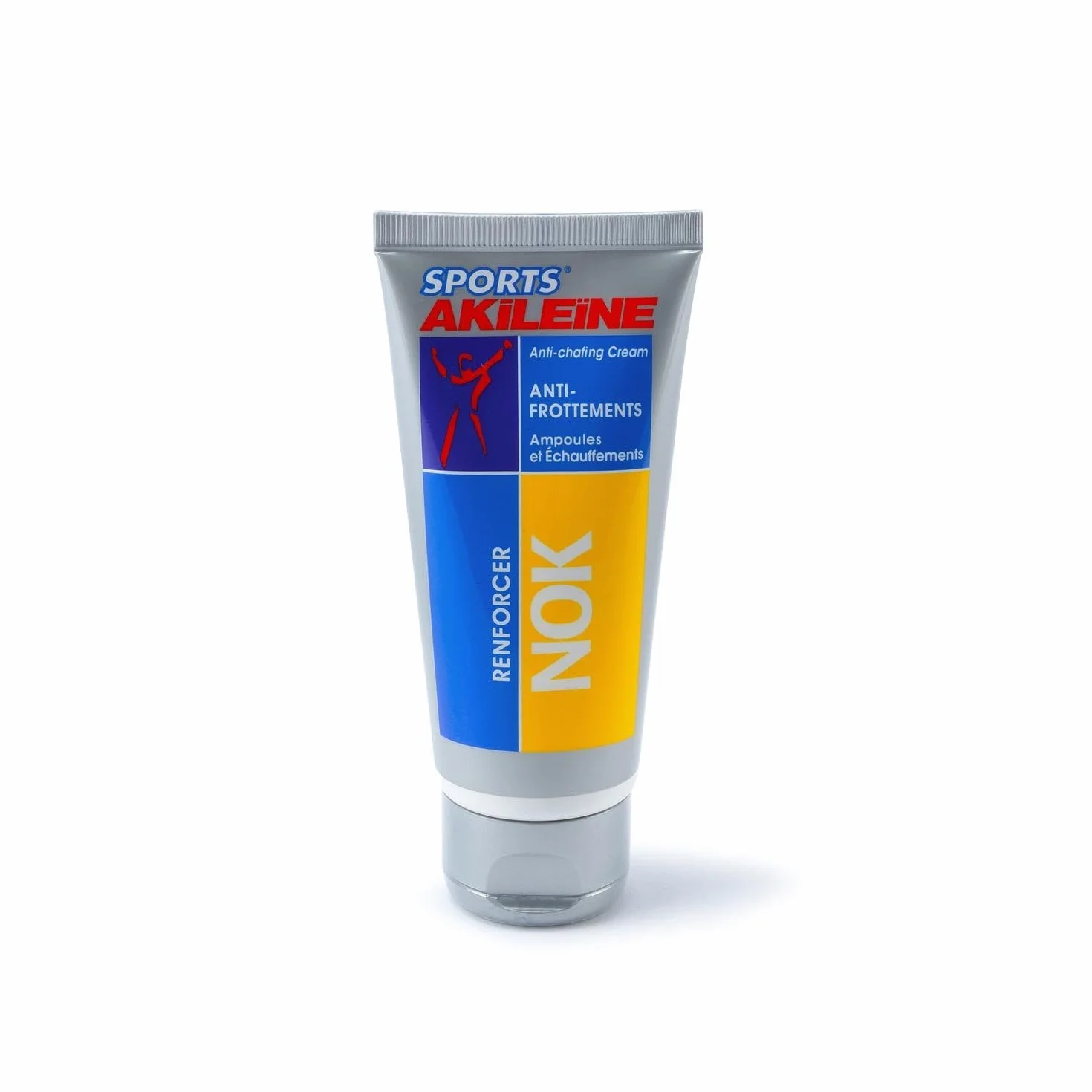 Akileïne Sports NOK krem zapobiegający otarciom, opakowanie 3 x 75 ml