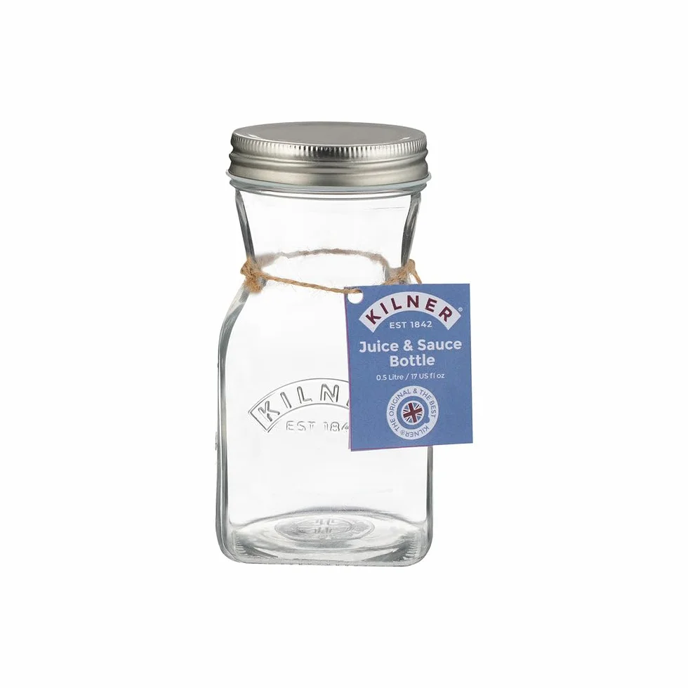 Kilner Szklane butelki na sok i sos 0,5 l