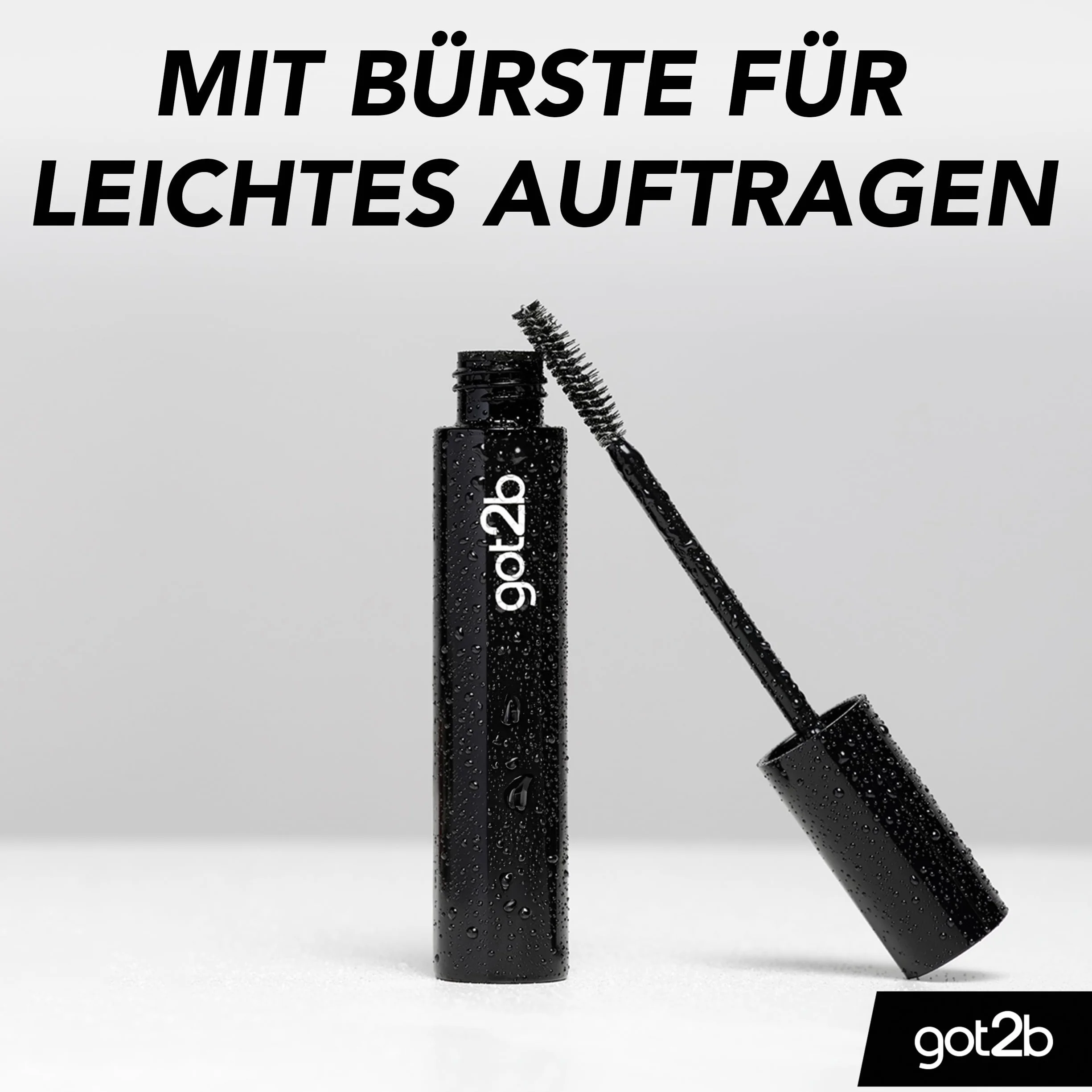 got2b Klej 4 Brows & Edges Waterproof (16 ml), żel do brwi i włosów 2 w 1, odporny na pot i wodę, utrzymuje się do 24 h, z praktyczną szczotką do brwi do stylizacji konturów włosów i krawędzi