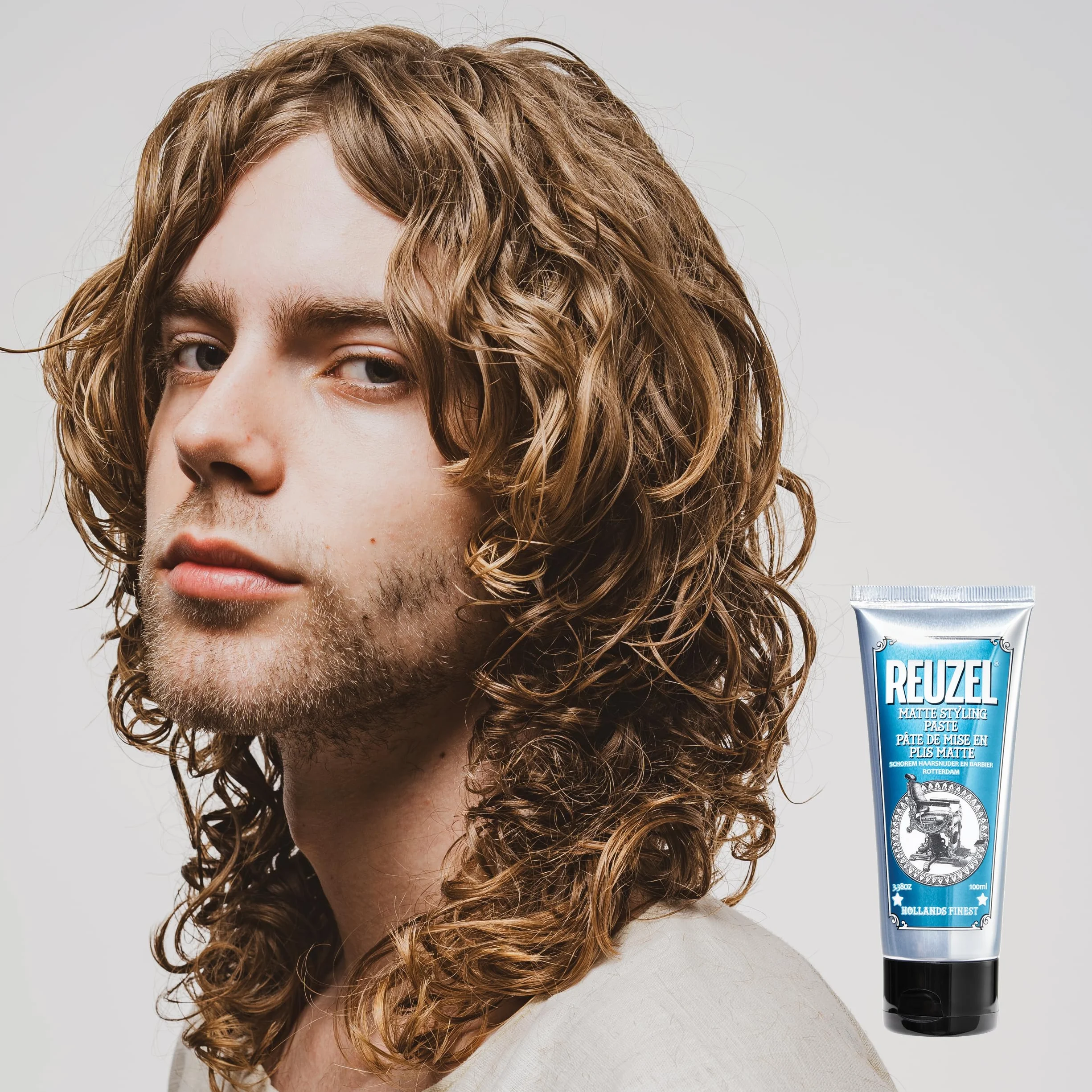 Reuzel Grooming Hair Cream For Men - Subtle, Sugary Rum Fragrance - Low Shine Finish - Contains Moisturizing Properties - No Buildup - Natural, Pliable Hold - Suitable For All Hair Types - 3.38 Oz