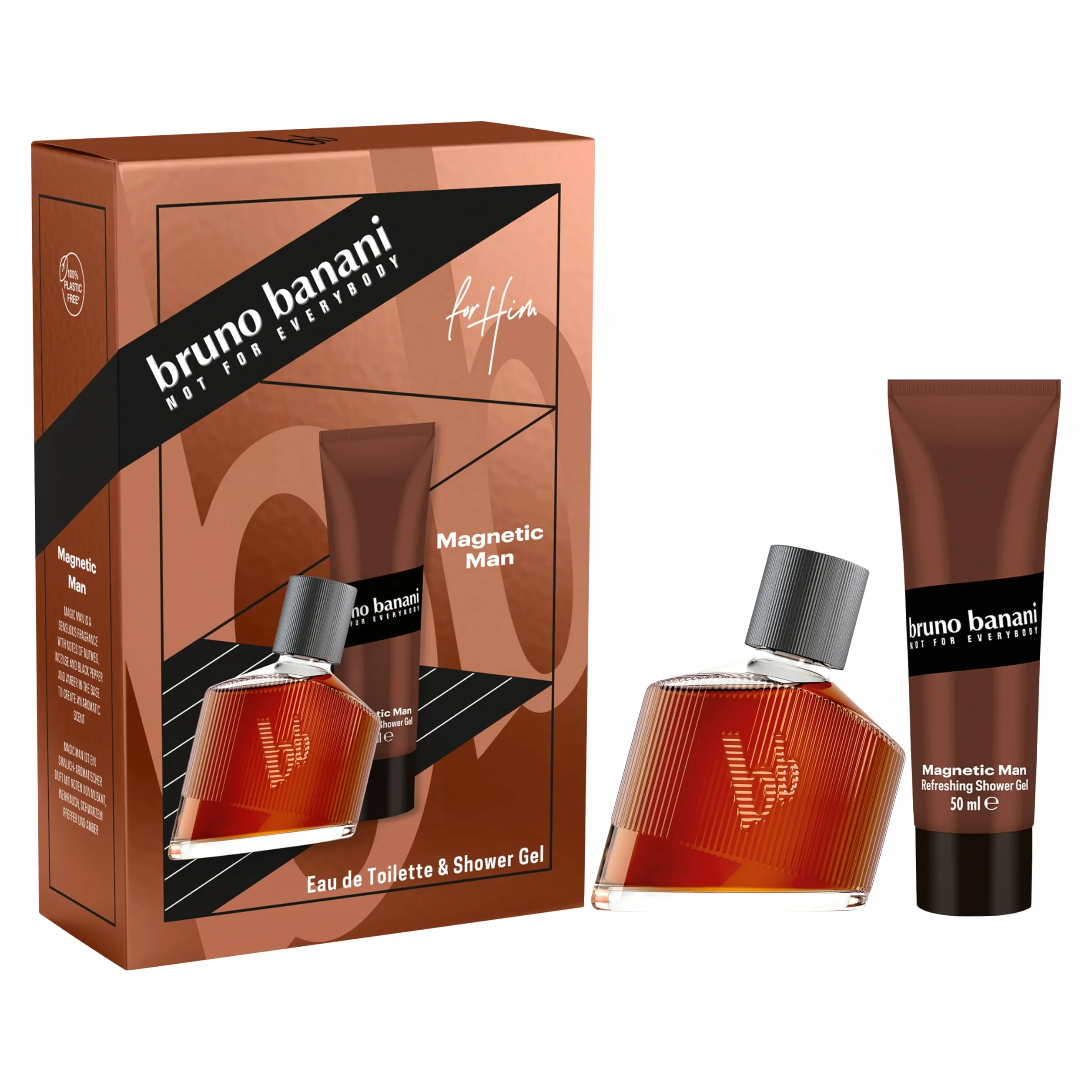 bruno banani Opakowanie prezentowe Magnetic Man Eau de Toilette 30 ml + żel pod prysznic 50 ml