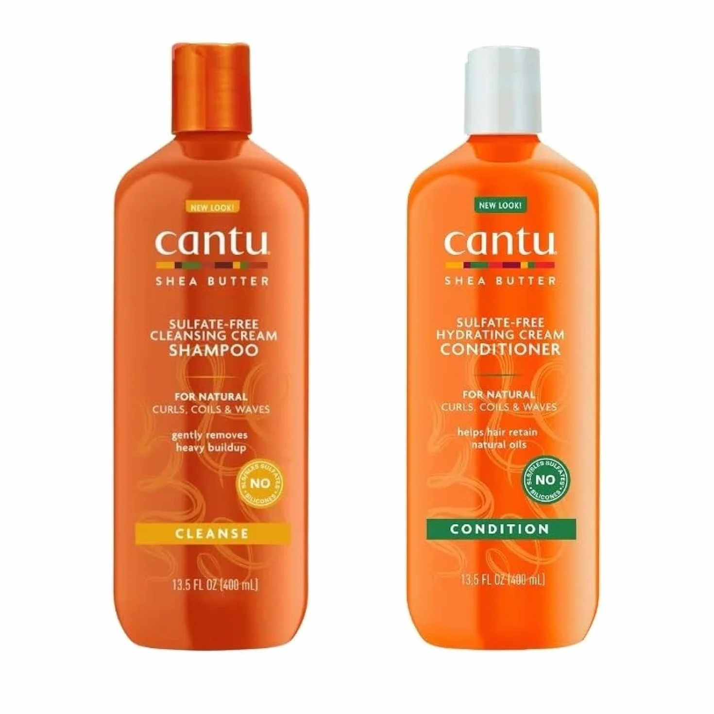 Cantu Shea Butter do włosów naturalnych Szampon i odżywka SULFATE FREE by Cantu
