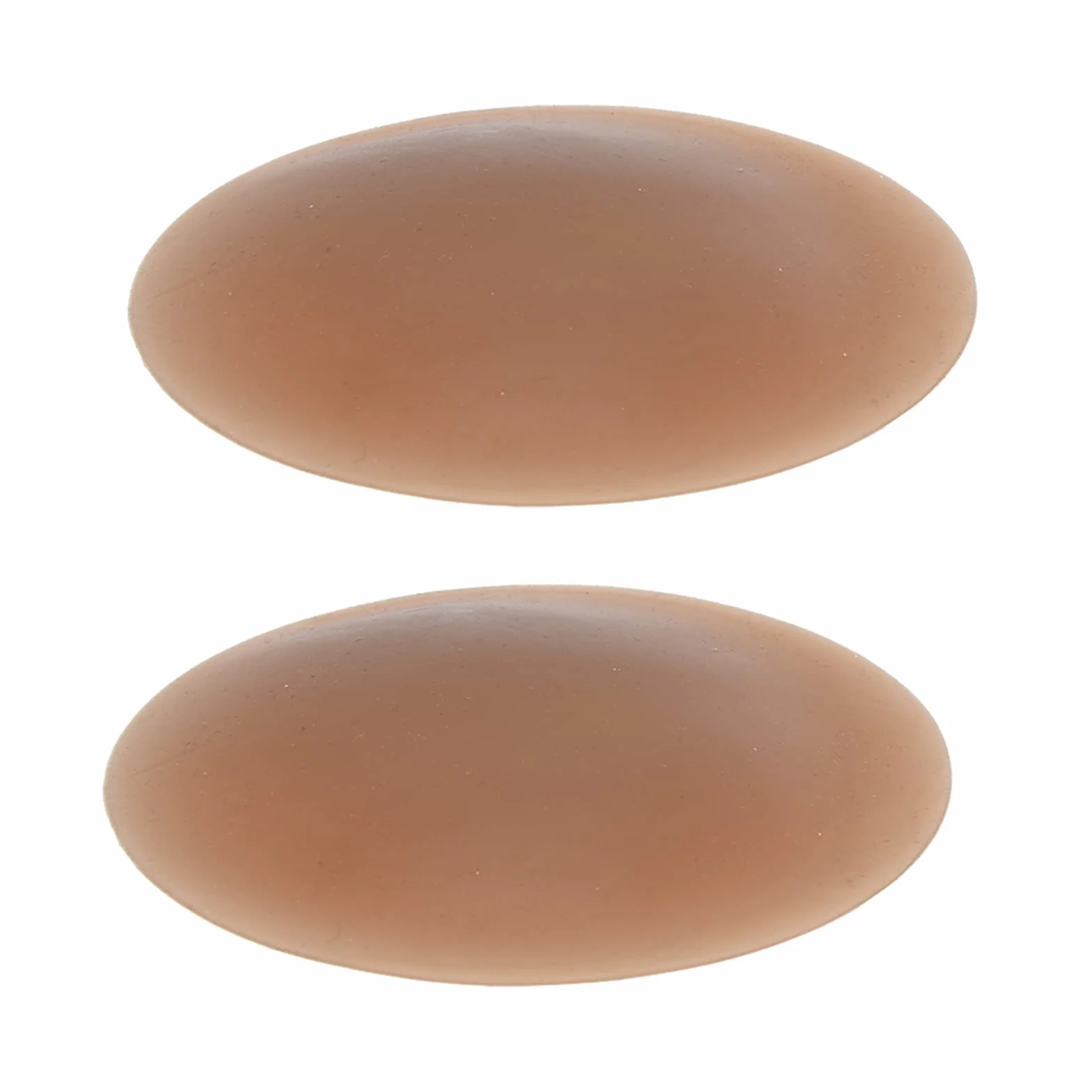 Qcwwy Silikonowe Samoprzylepne Paszteciki, Specjalnie Zaprojektowane Dla Kobiet, Brązowy, L = 10 cm (Nude)