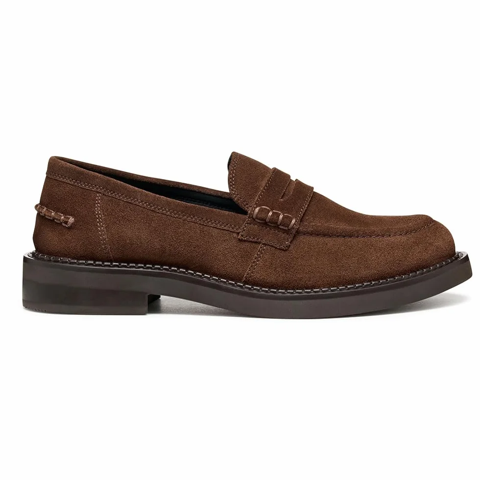 Geox Damskie mokasyny D SERILDA Loafer, brązowe, 40 EU, brązowy, 40 EU